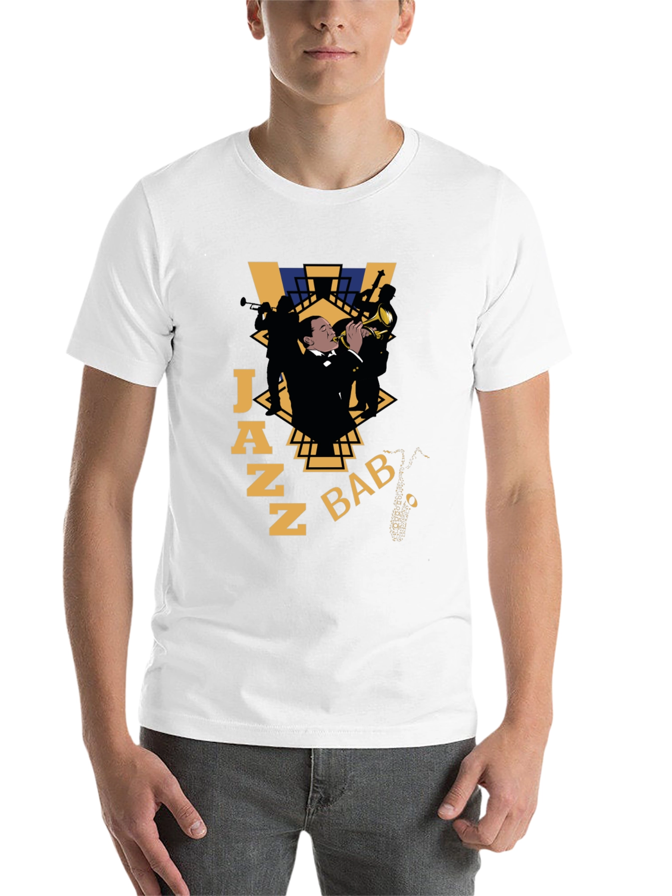 Black Jazz Baby Graphic T-Shirt view 14