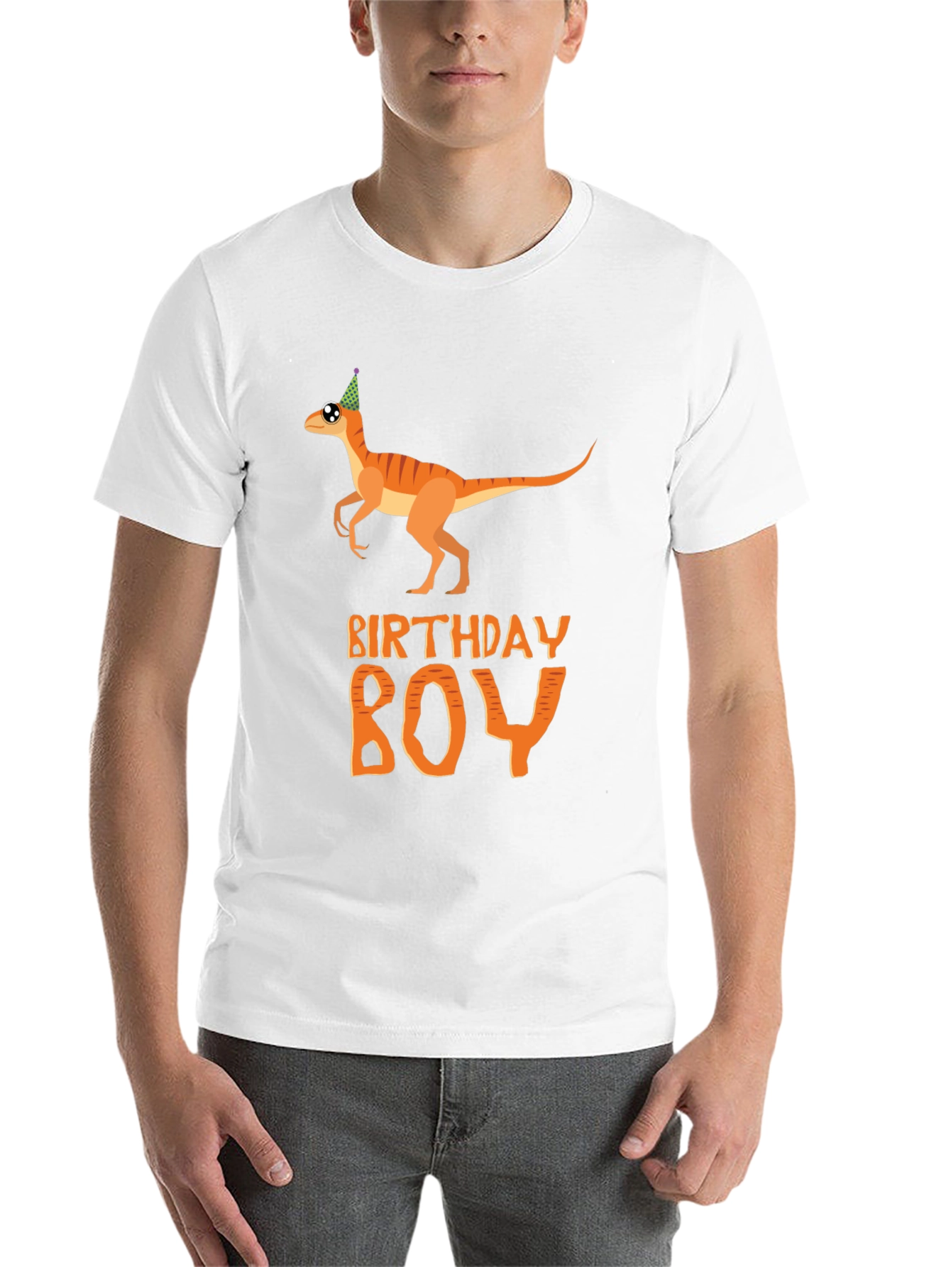 Black Birthday Boy T-Shirt Dinosaur Party Tee view 14