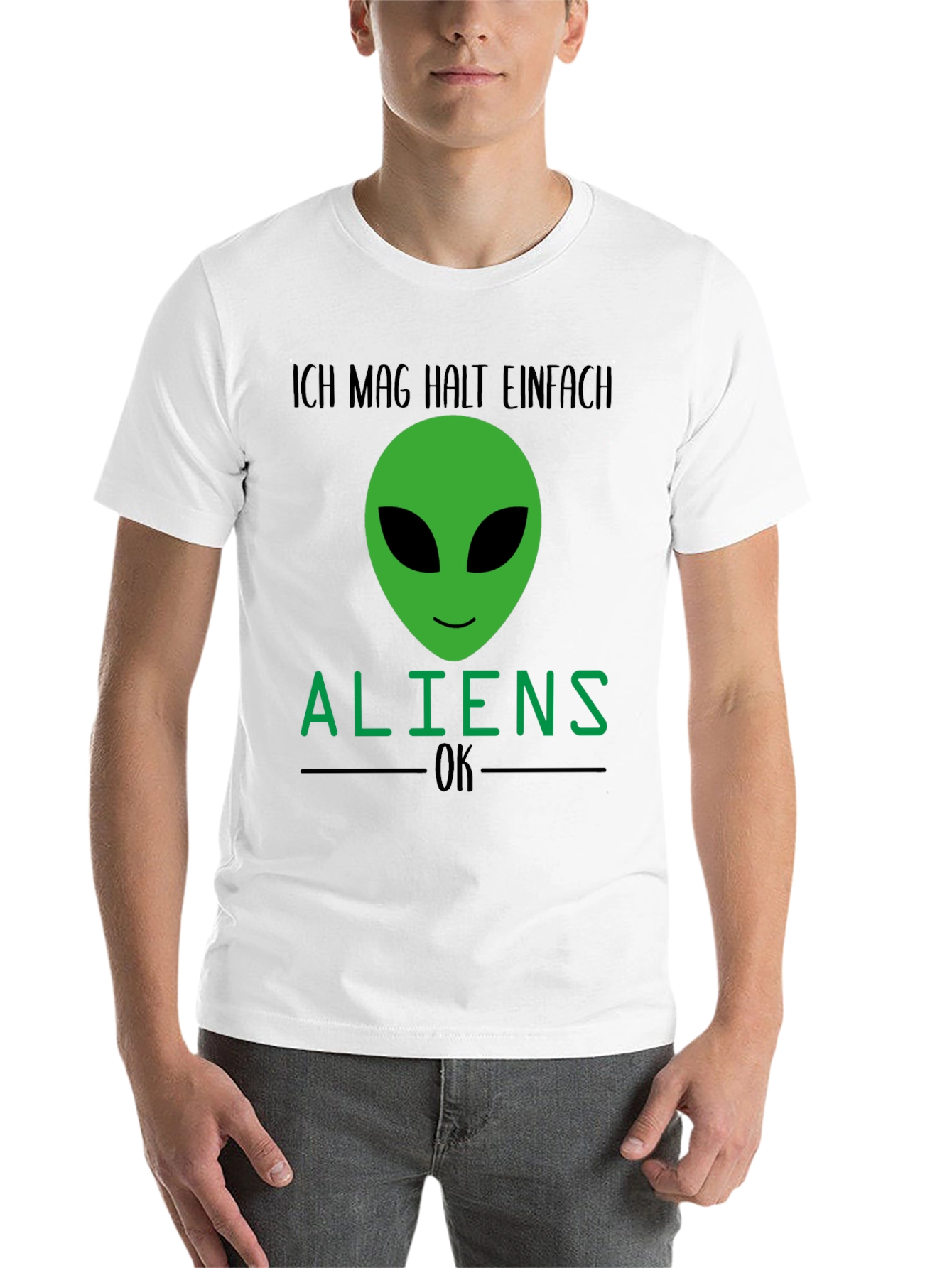 Alien Graphic Tee - Ich Mag Halt Einfach Aliens OK - 14