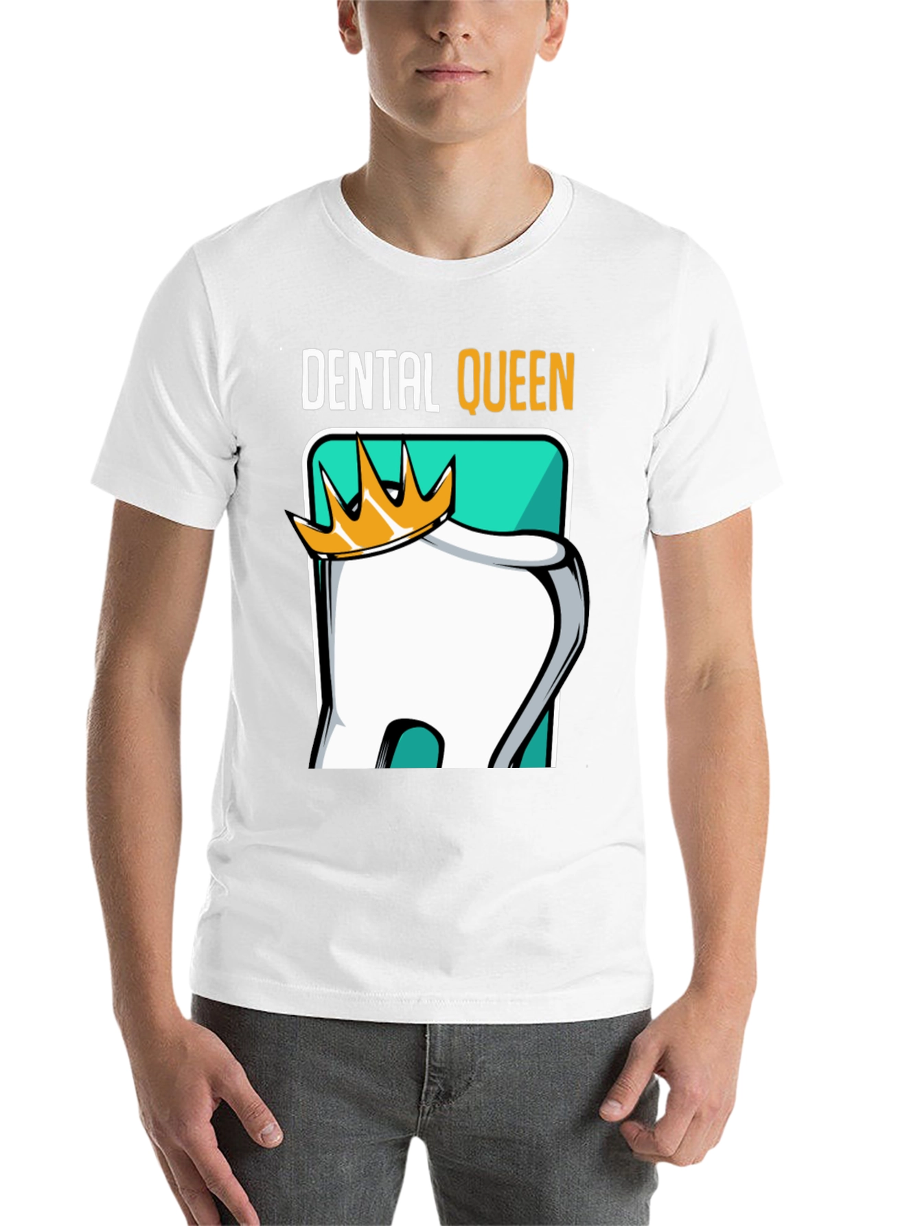 Black Dental Queen T-Shirt - Dentist Humor Tee view 14