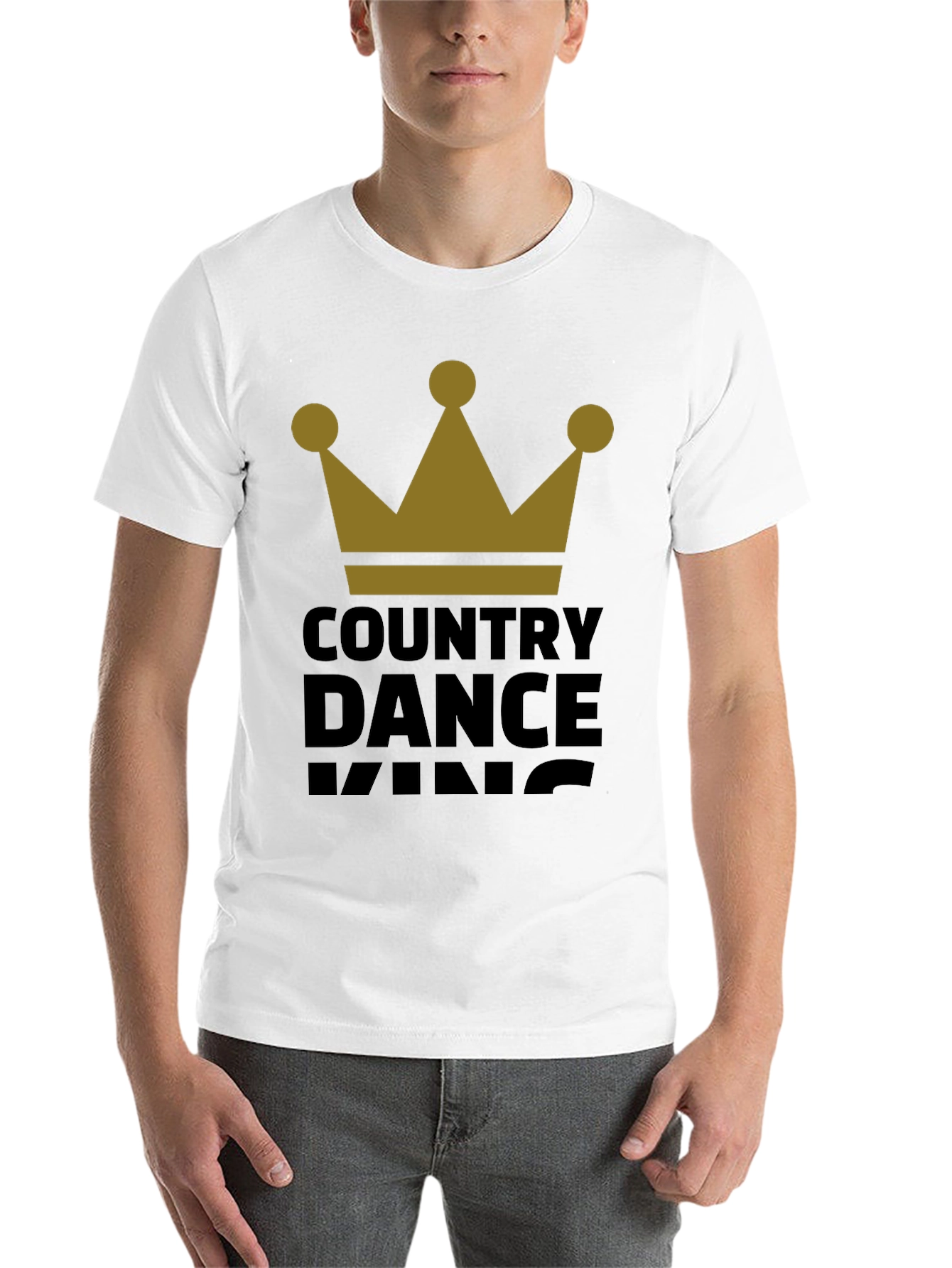 Black Country Dance King T-Shirt - Black view 14