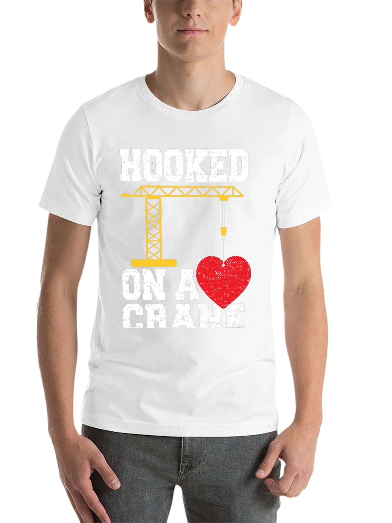 Hooked on a Crane Valentine's Day T-Shirt - 14