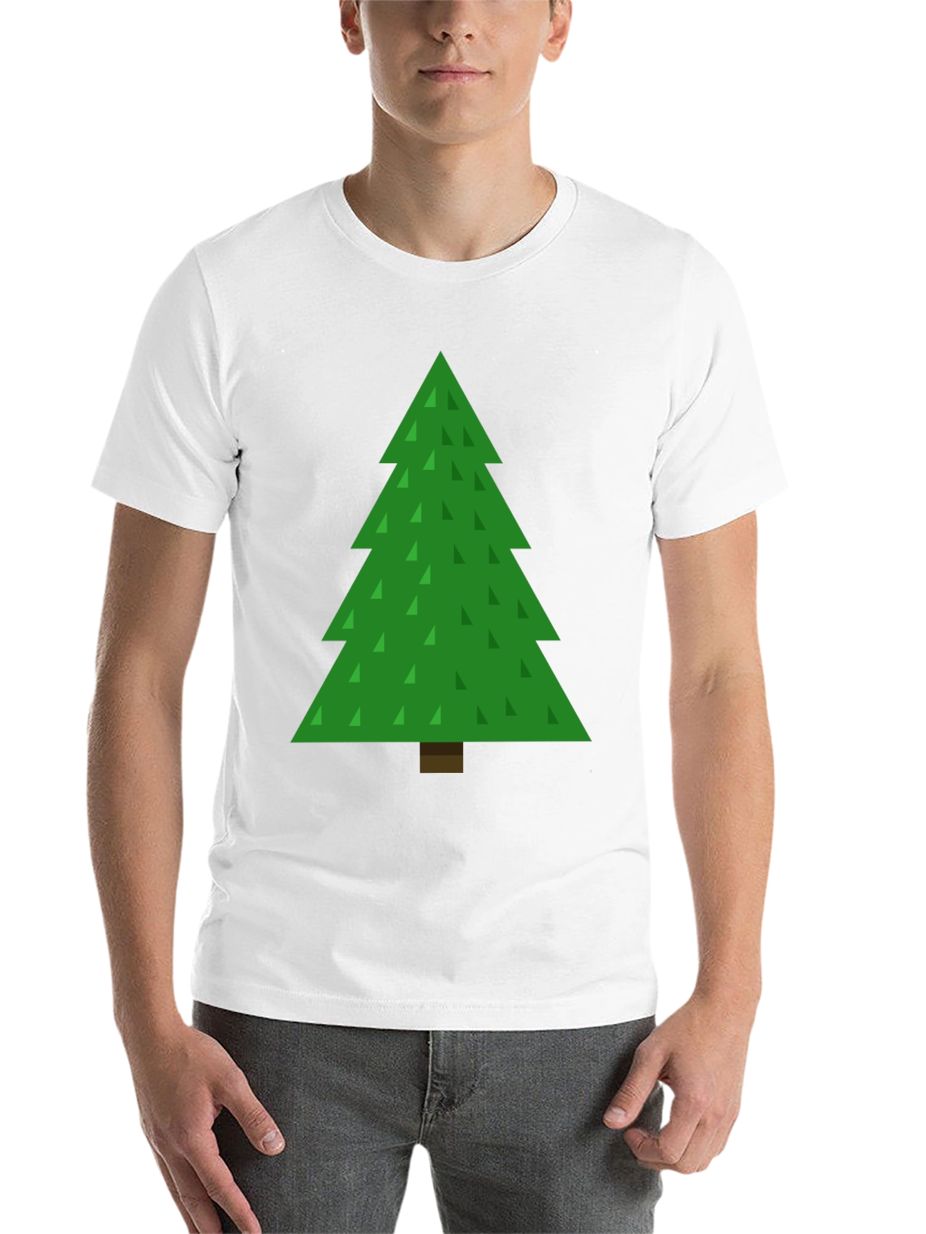 Black Christmas Tree Graphic Tee - Holiday Fun view 14