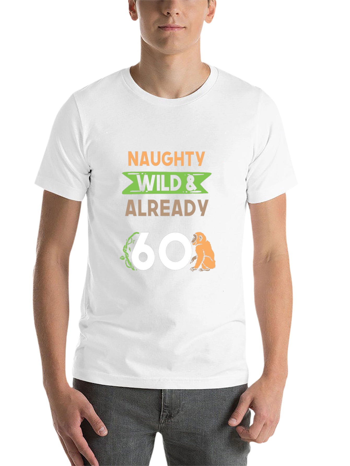 Black Naughty Wild & Already 60 T-Shirt view 14