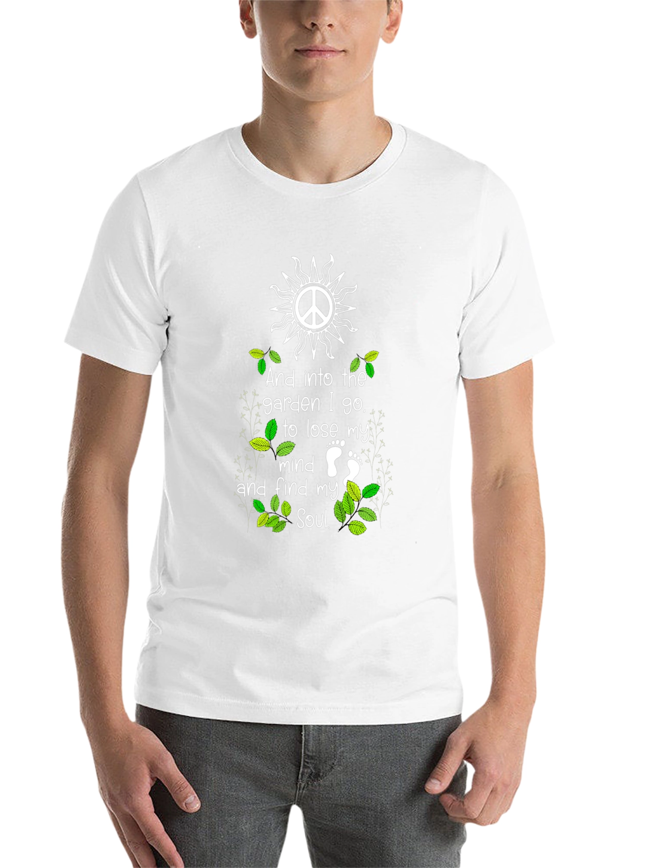 Black Garden Soul T-Shirt - Nature Lover's Tee view 14