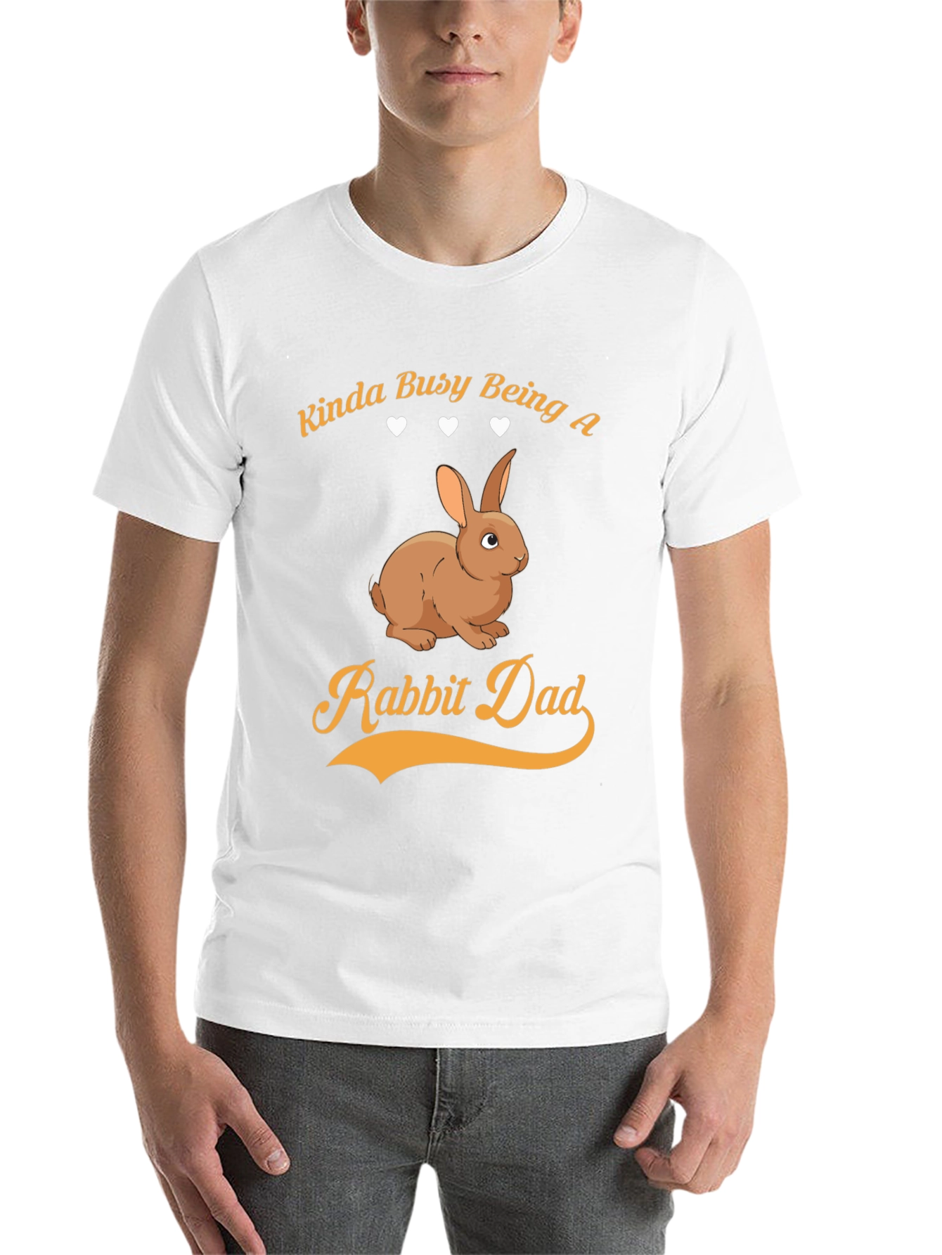 Black Rabbit Dad Graphic Tee - Kinda Busy T-Shirt view 14