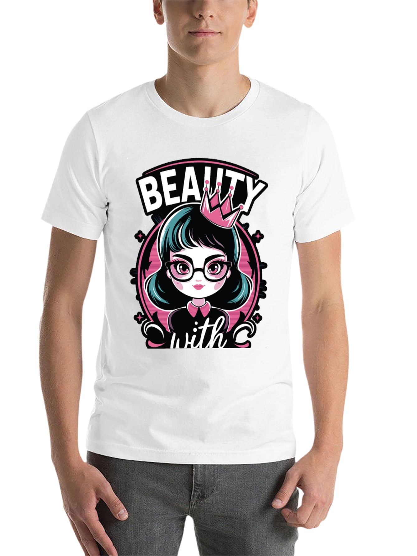 Beauty With Crown T-Shirt - 14