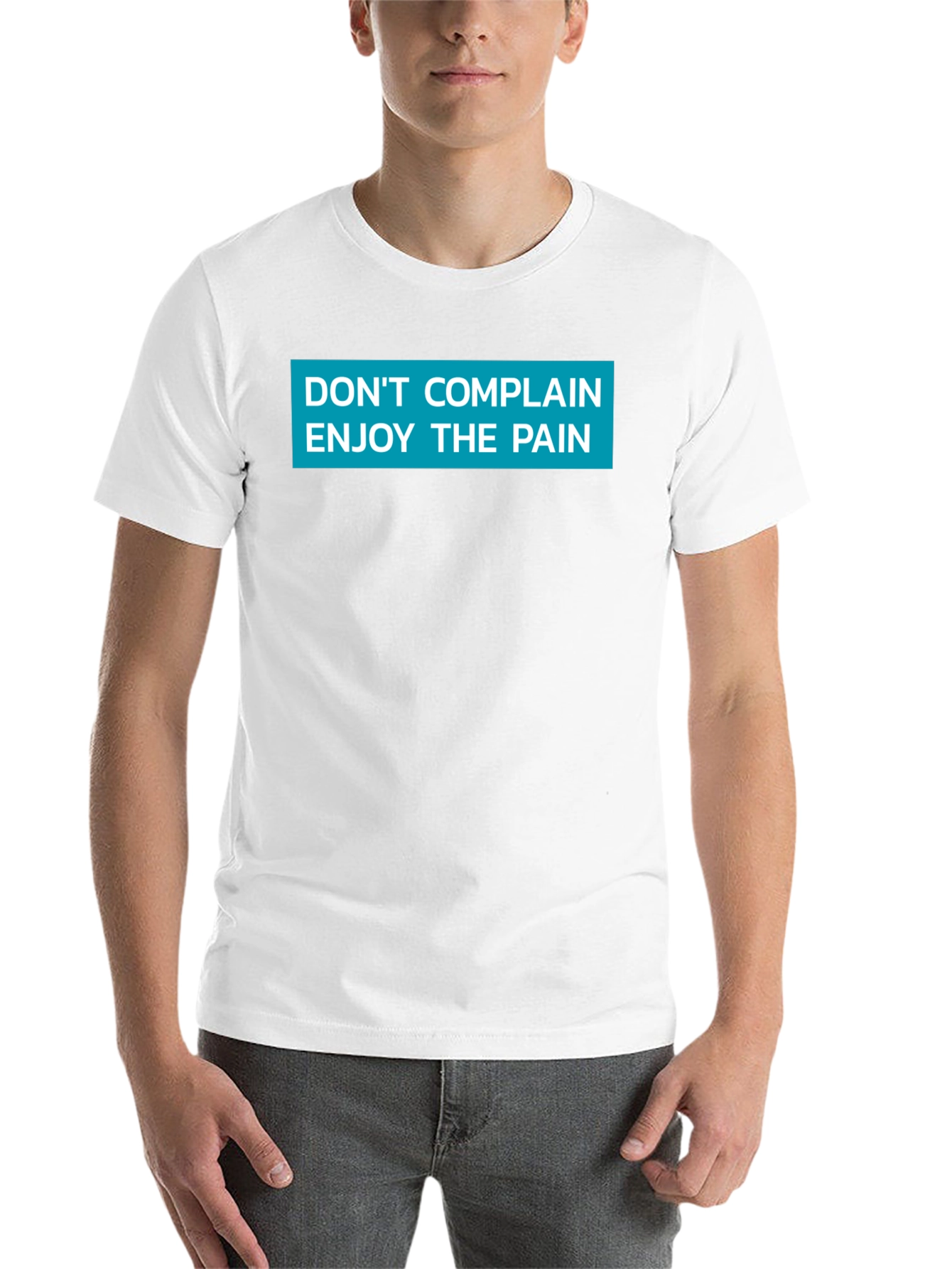 Black Don't Complain Enjoy the Pain Graphic Tee view 14