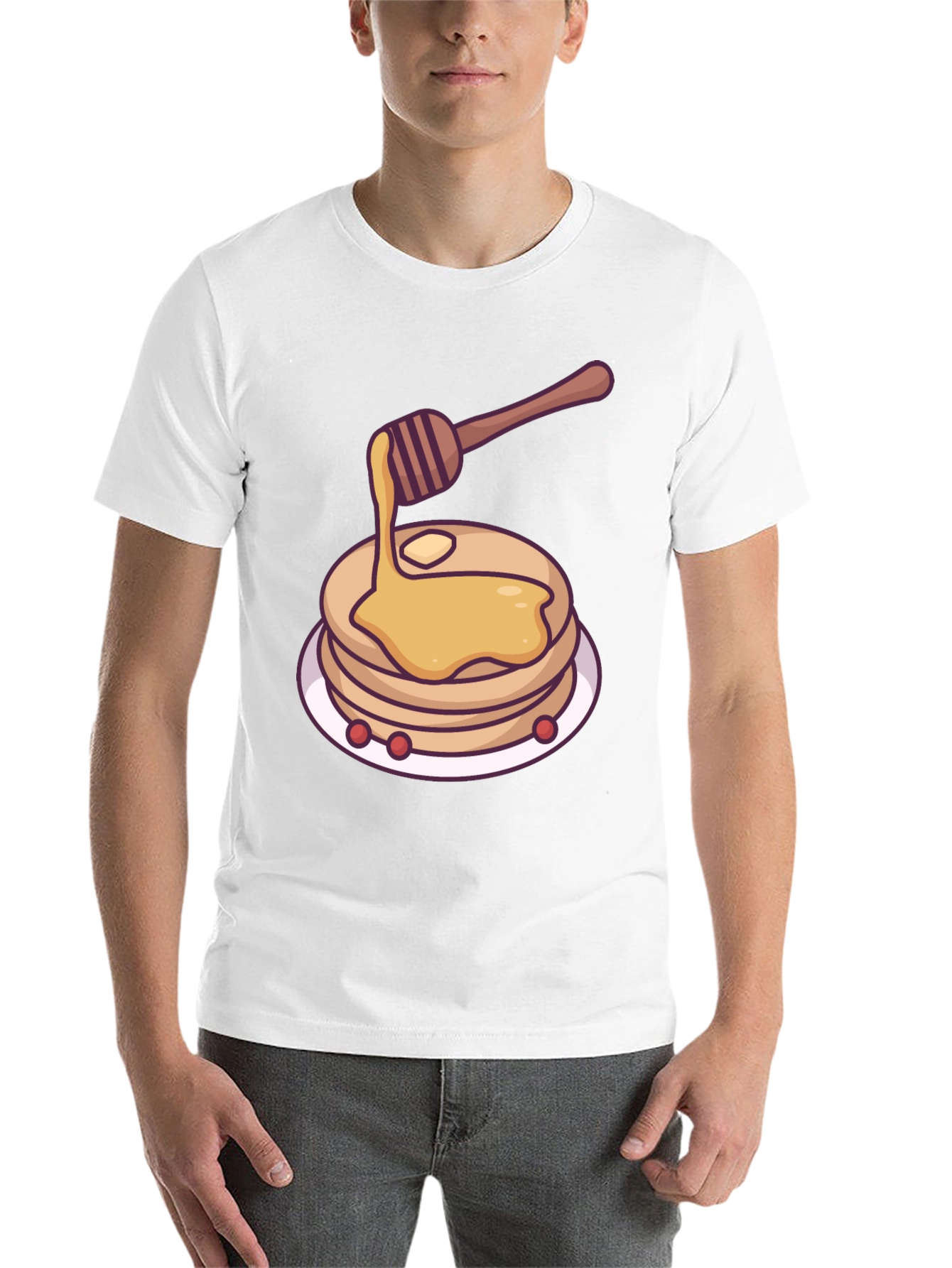 Black Pancake Graphic Tee - Delicious Style view 14