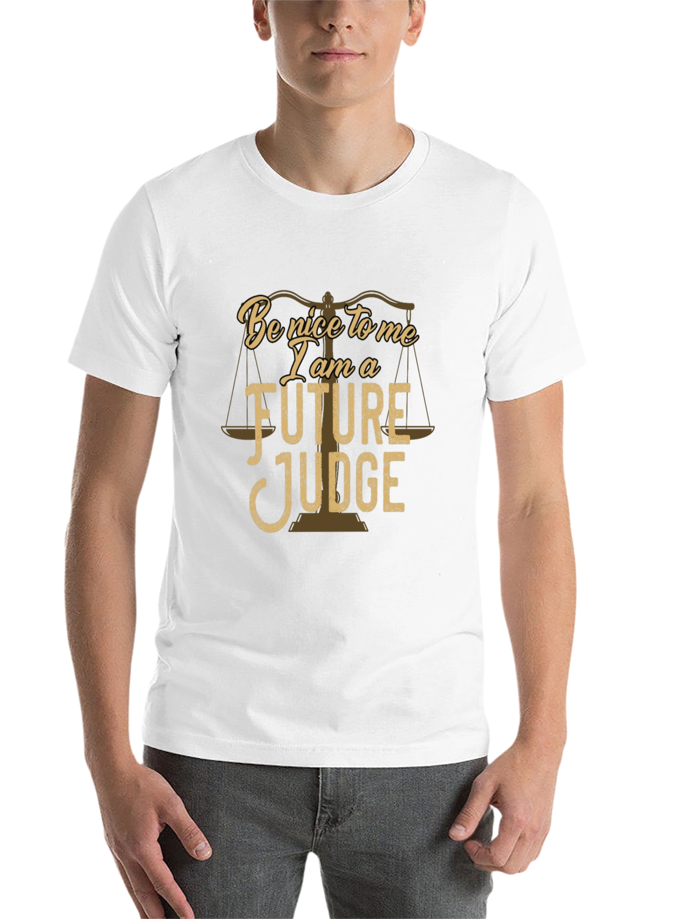 Black Future Judge T-Shirt - Law Student Graduation Gift view 14