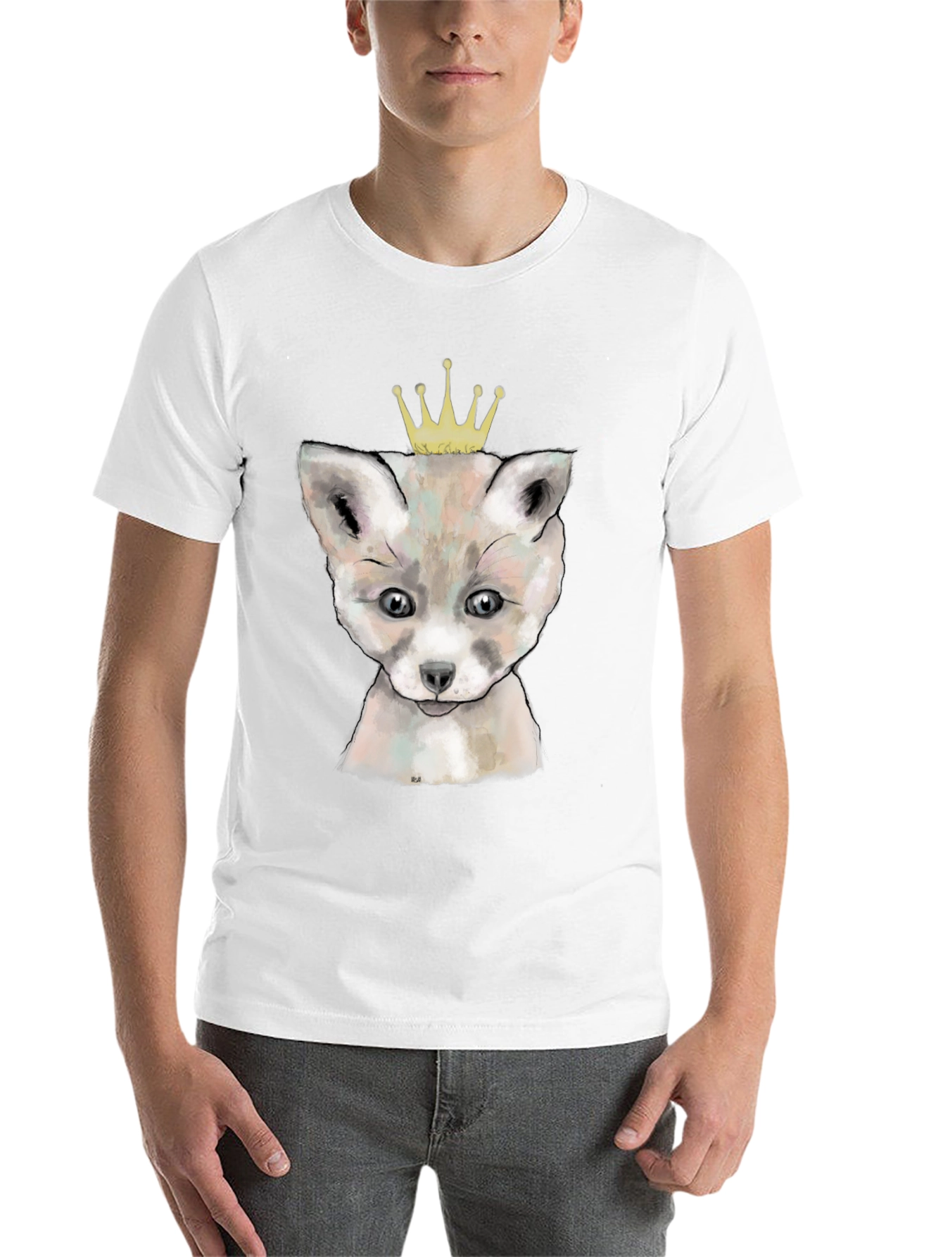 Black Fox Prince T-Shirt - Black view 14