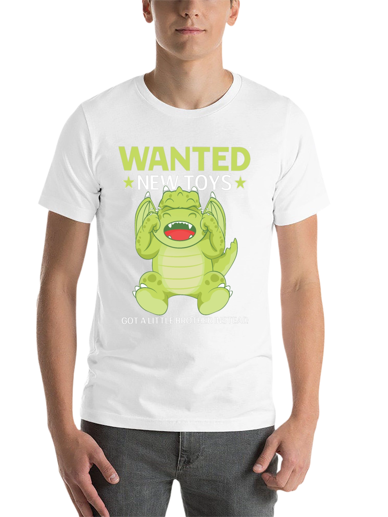 Black Wanted New Toys T-Shirt - Funny Dragon Tee view 14