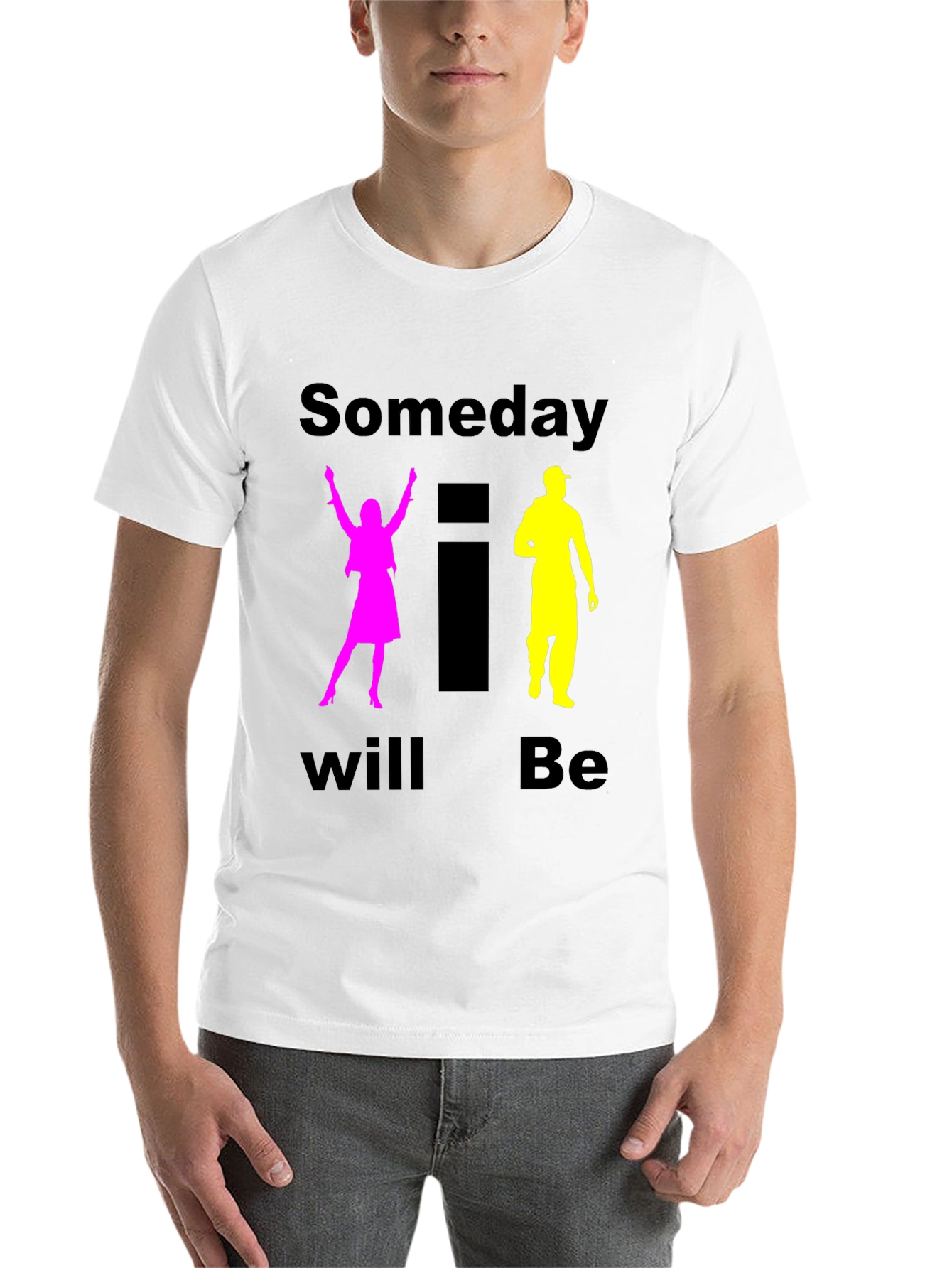 Black Someday I Will Be T-Shirt view 14