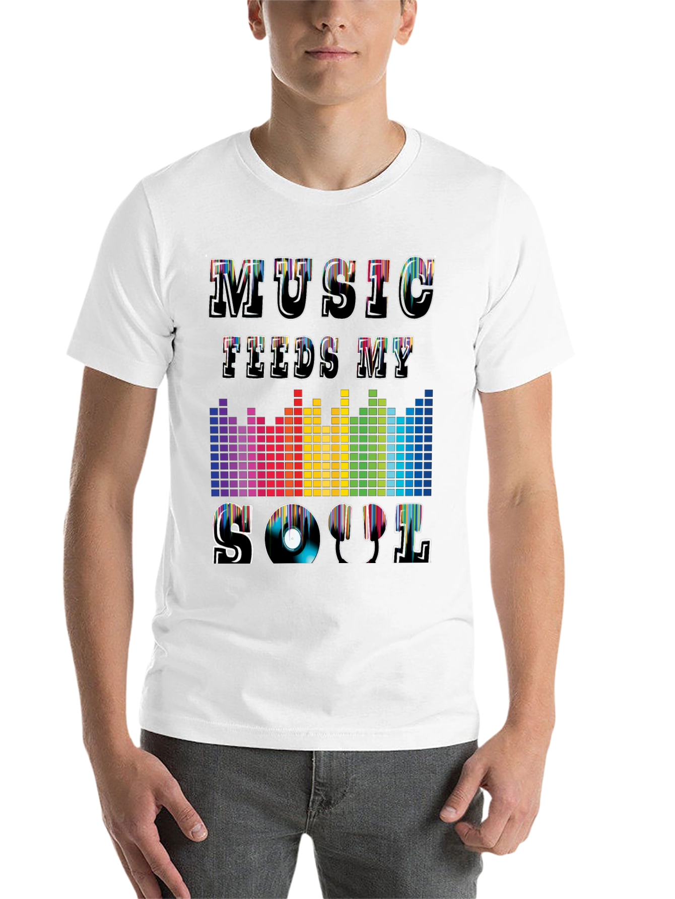 Black Music Feeds My Soul Graphic Tee view 14