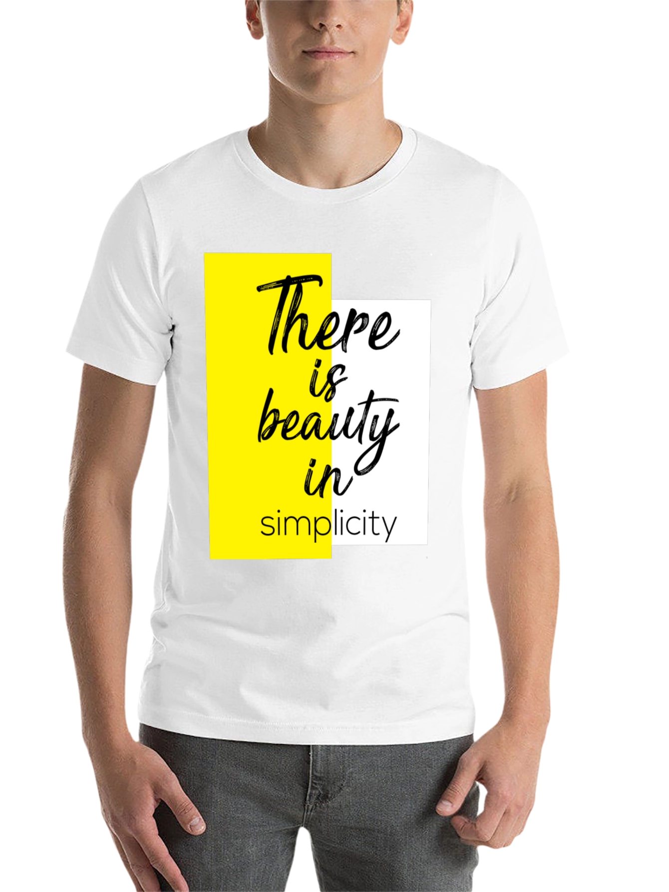 Black Beauty in Simplicity Black Graphic Tee view 14