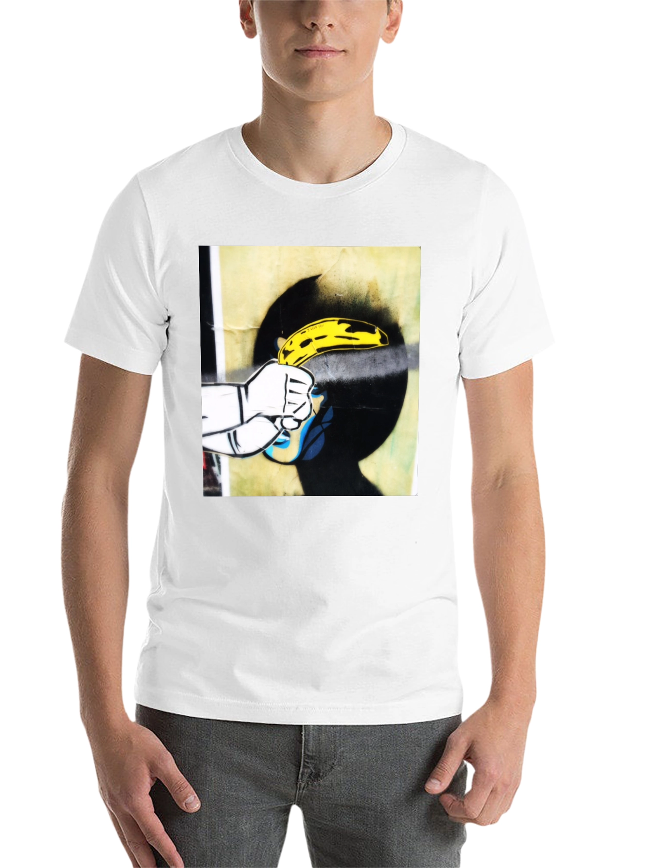 Black Banana Gun T-Shirt - Pop Art Graphic Tee view 14