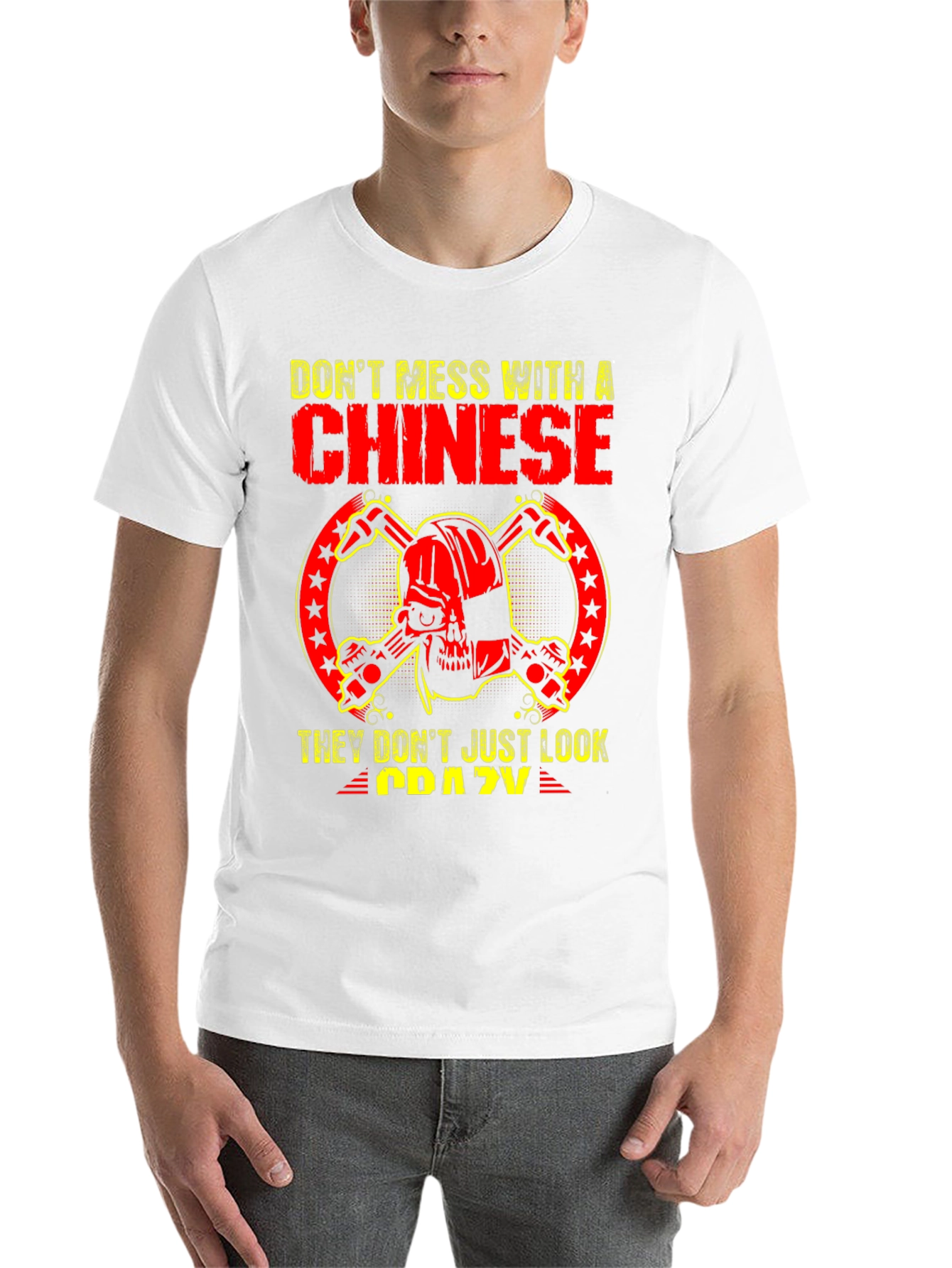 Black Don't Mess With a Chinese T-Shirt view 14