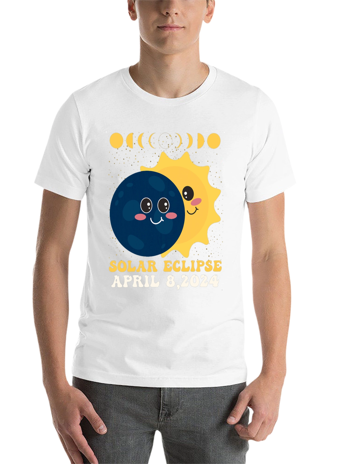 Black Solar Eclipse April 8, 2024 T-Shirt view 14