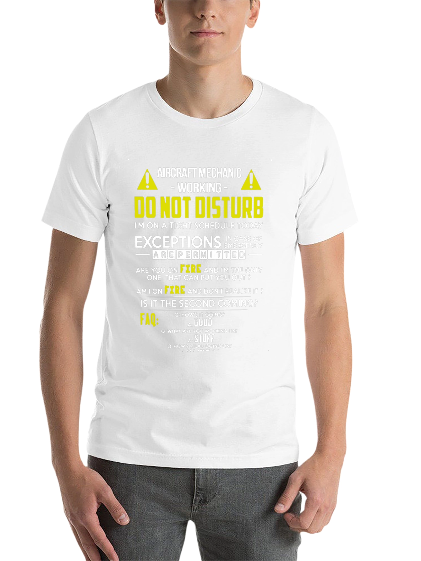 Aircraft Mechanic T-Shirt - Do Not Disturb - 14