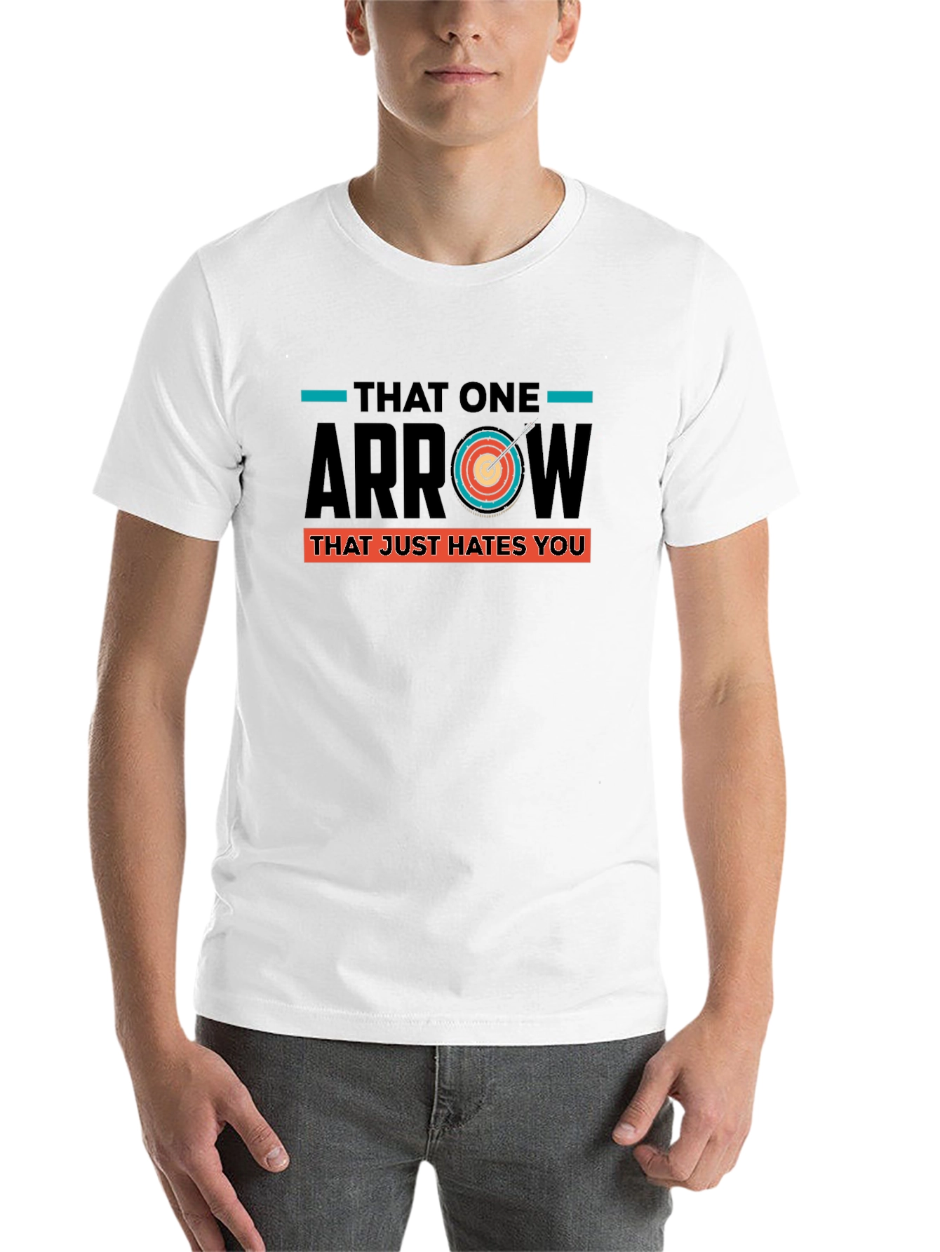 Black That One Arrow Hates You T-Shirt, Archery Humor view 14