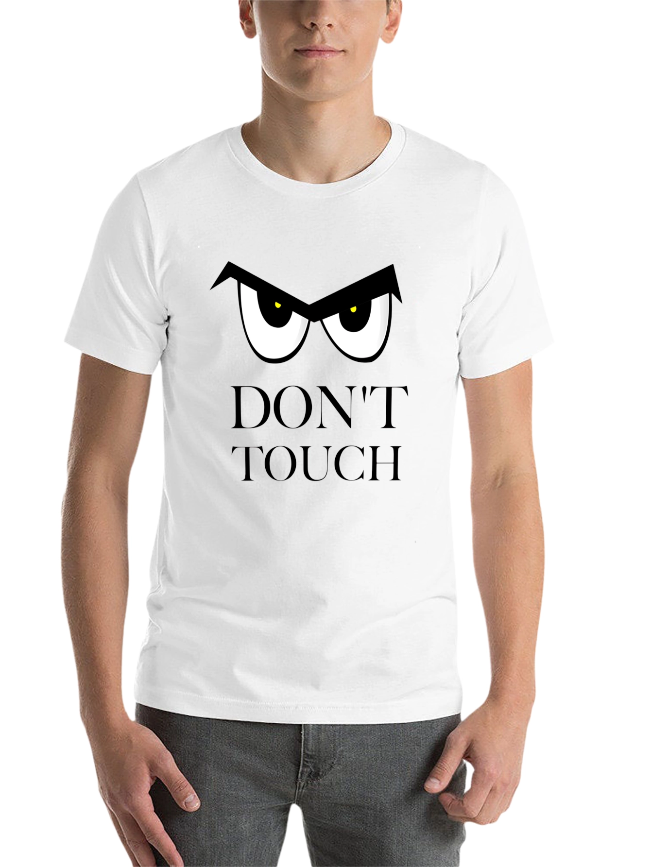 Black Don't Touch T-Shirt: Funny Graphic Tee view 14