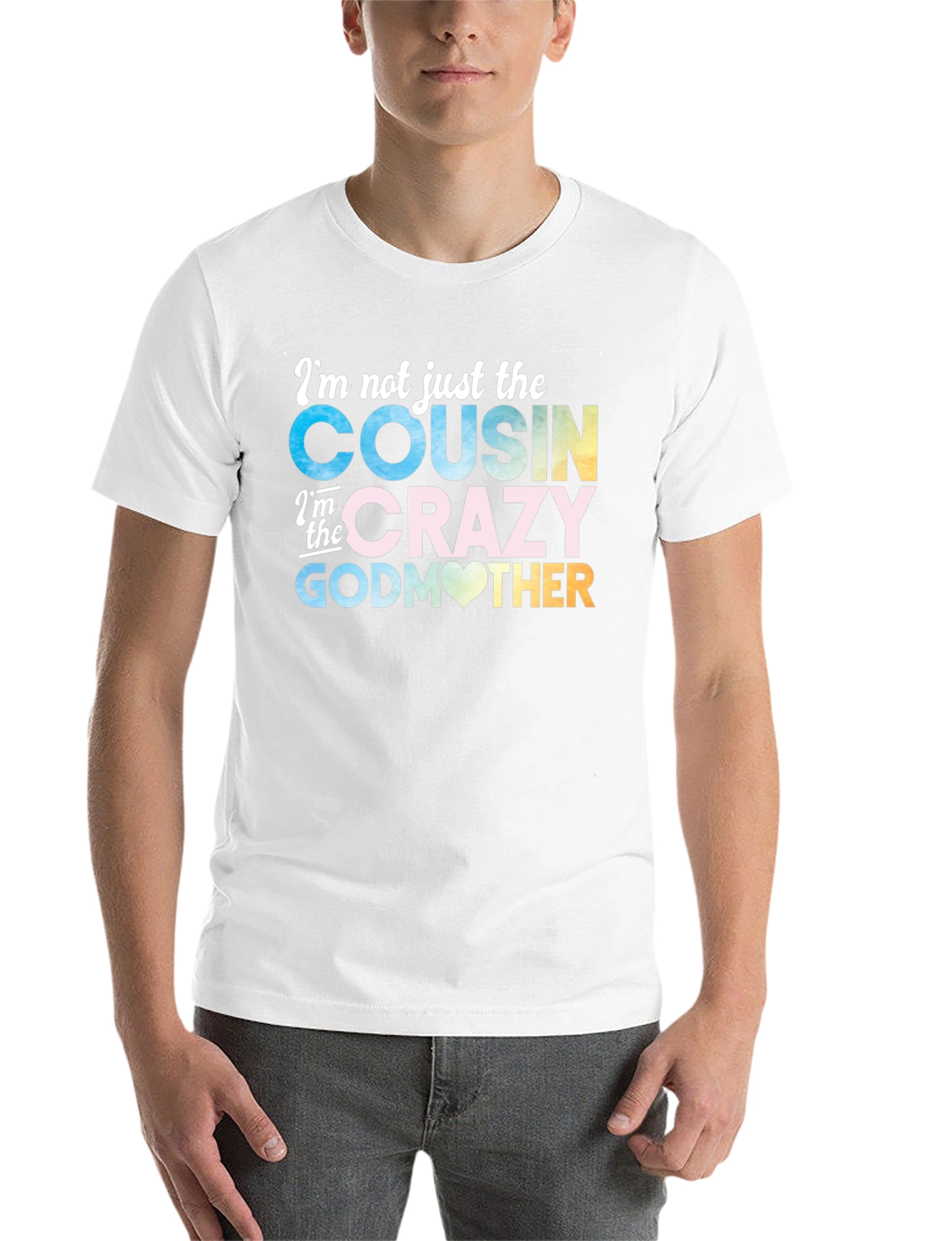 Black Crazy Godmother Cousin T-Shirt view 14
