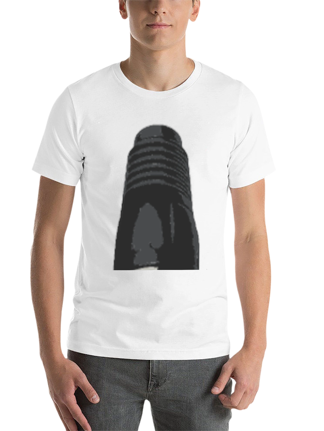 Black Graphic Print Black T-Shirt view 14
