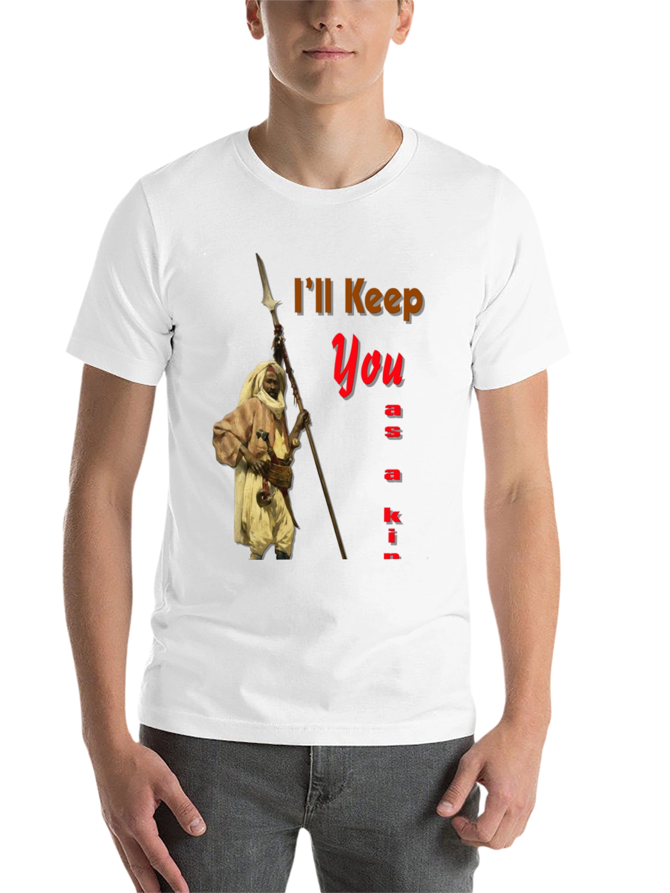 Black I'll Keep You as a Kin Graphic Tee view 14