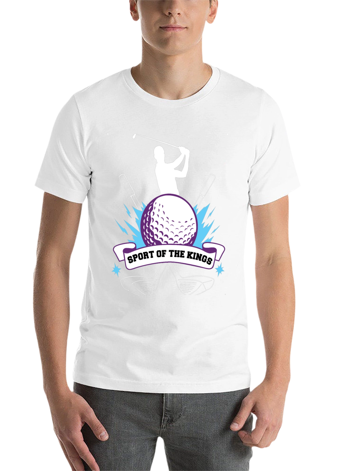Black Golf Sport of Kings T-Shirt view 14