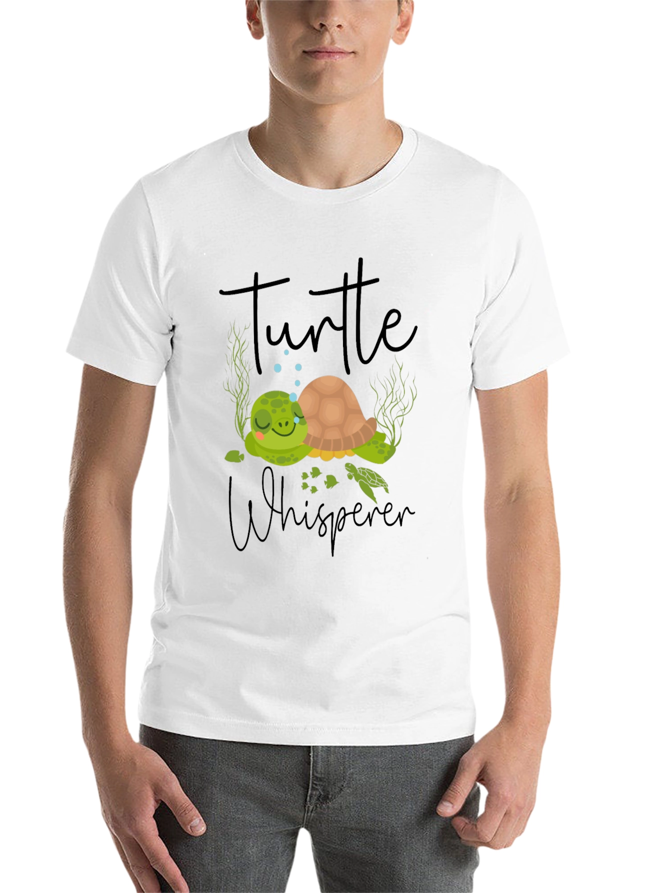 Black Turtle Whisperer Graphic Tee view 14