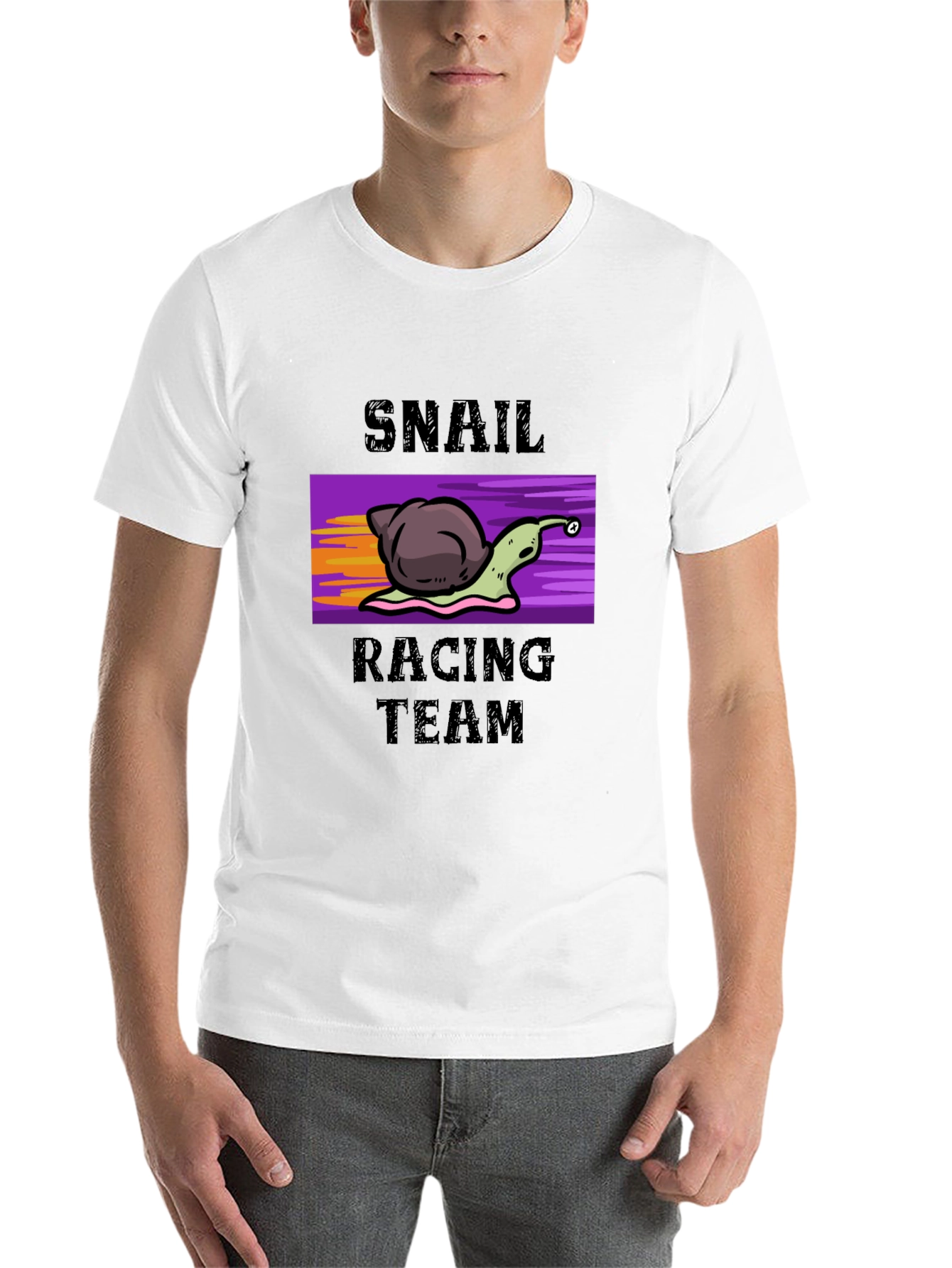 Black Snail Racing Team Graphic T-Shirt view 14