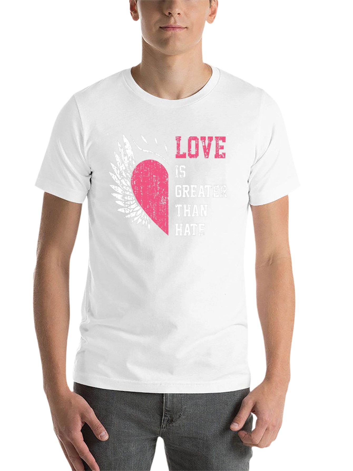 Black Love is Greater Than Hate Graphic T-Shirt view 14