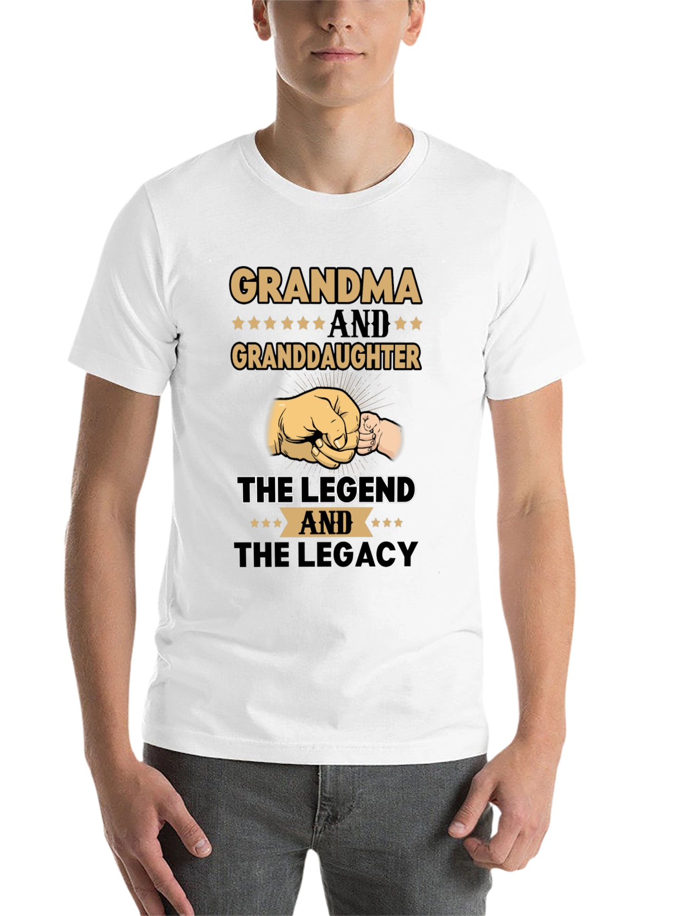 Black Grandma & Granddaughter Legend Legacy T-Shirt view 14