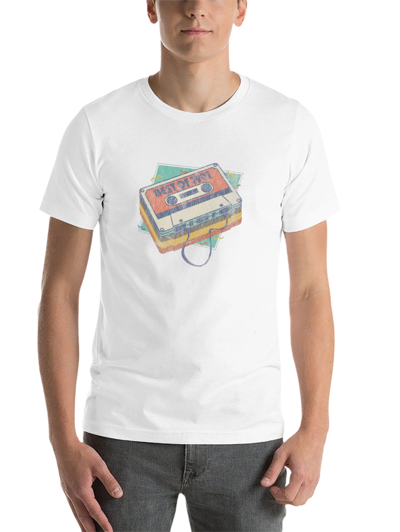 Black Retro Cassette Tape Best of 1991 Graphic Tee view 14