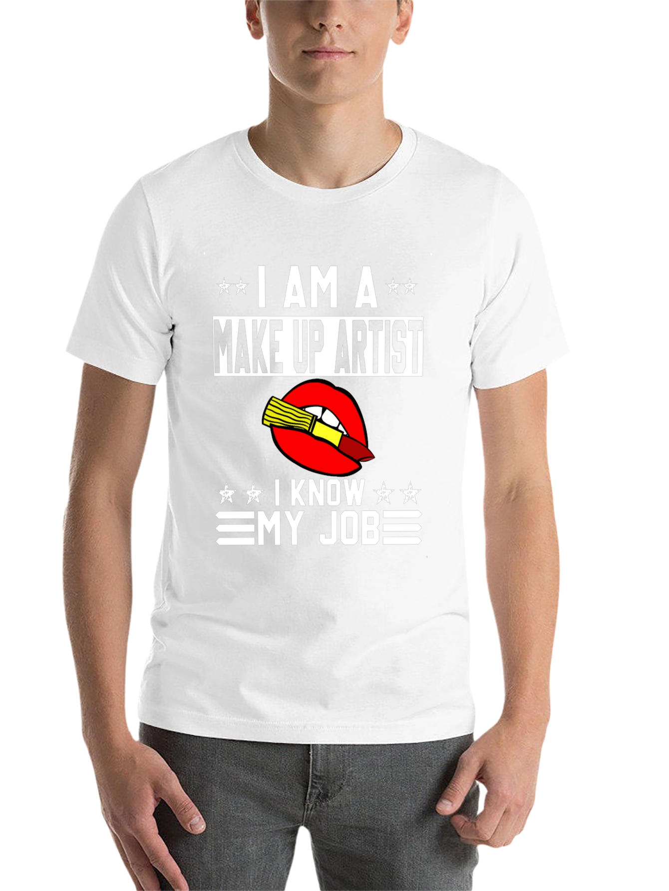Black Make Up Artist T-Shirt - I Know My Job view 14