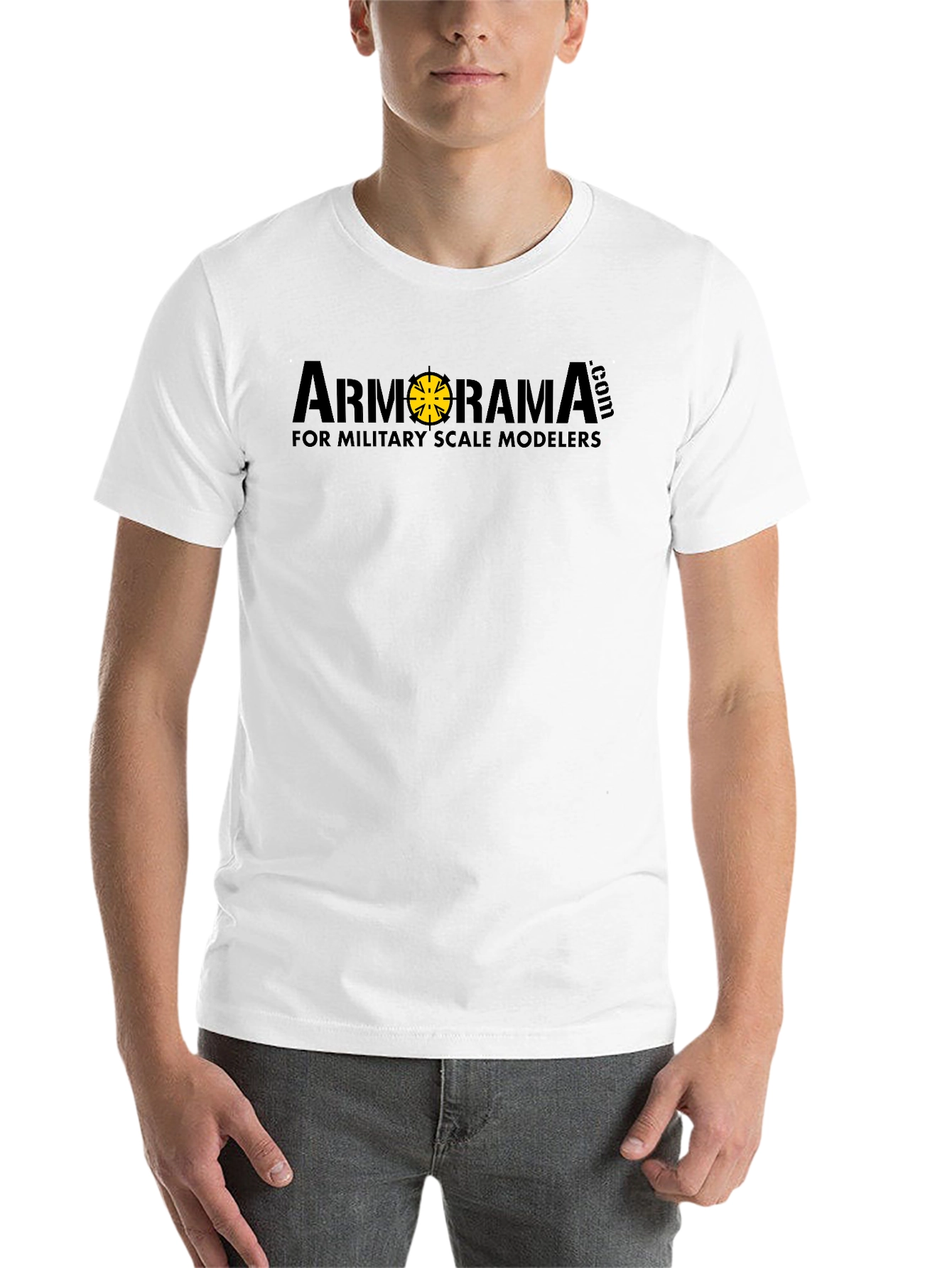 Black Armorama Military Scale Modelers T-Shirt view 14
