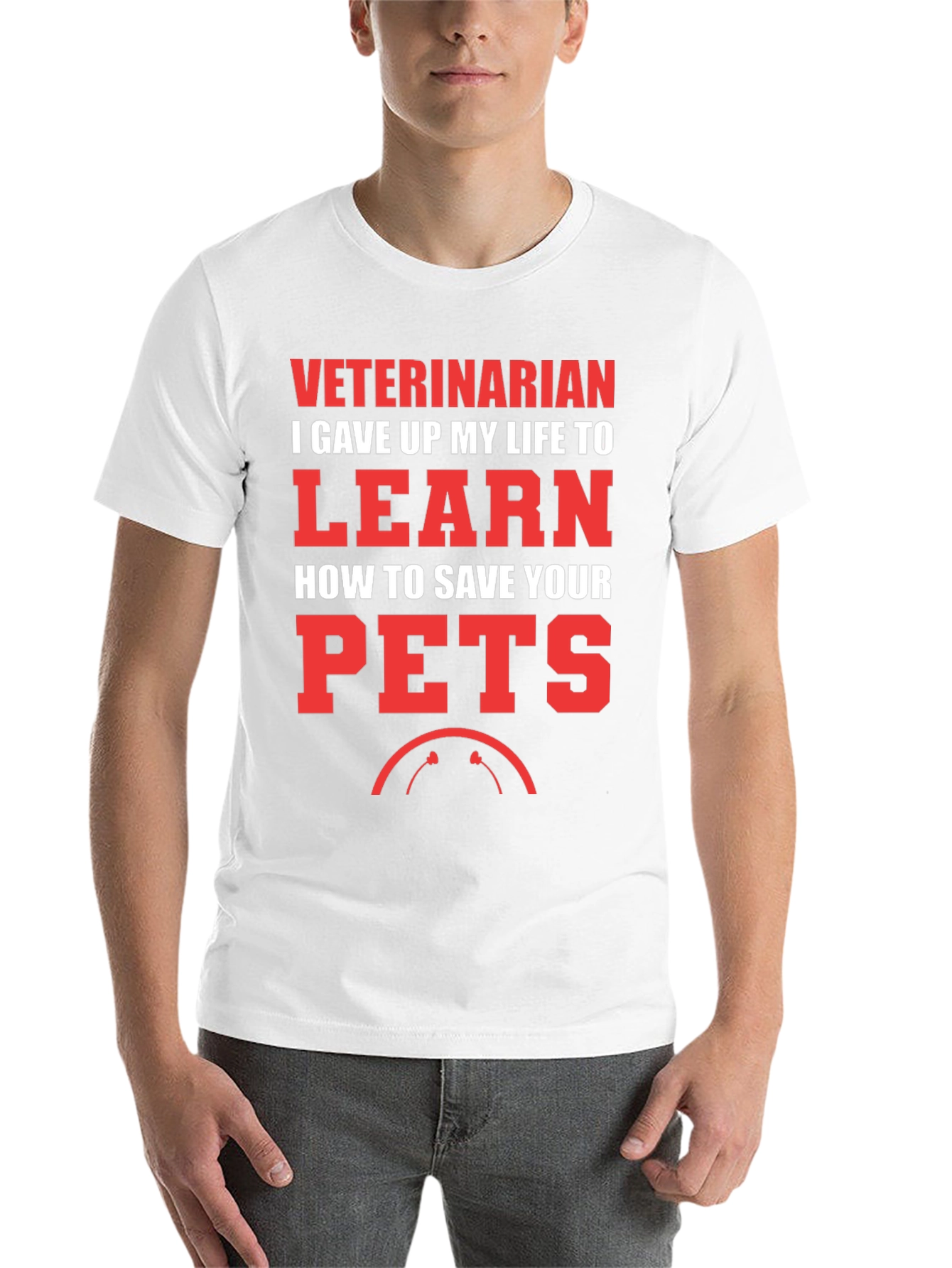Black Veterinarian Save Your Pets T-Shirt view 14