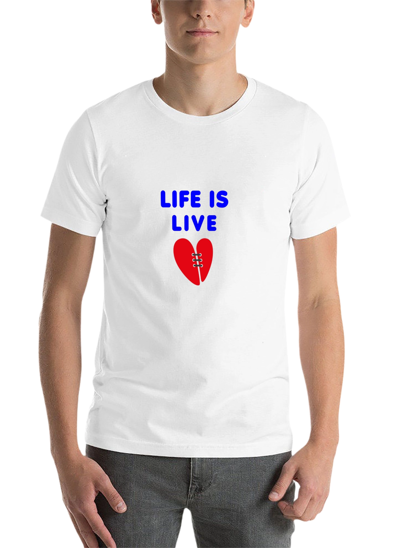 Black Life is Live Heart Graphic T-Shirt view 14
