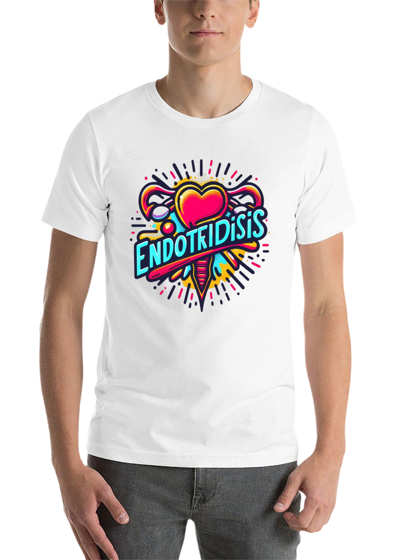 Endometriosis Awareness Black T-Shirt - 14