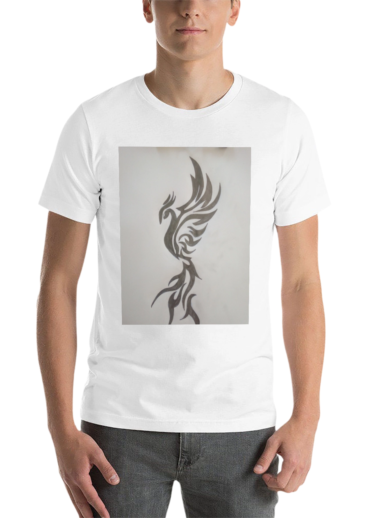 Black Phoenix Graphic Black T-Shirt view 14