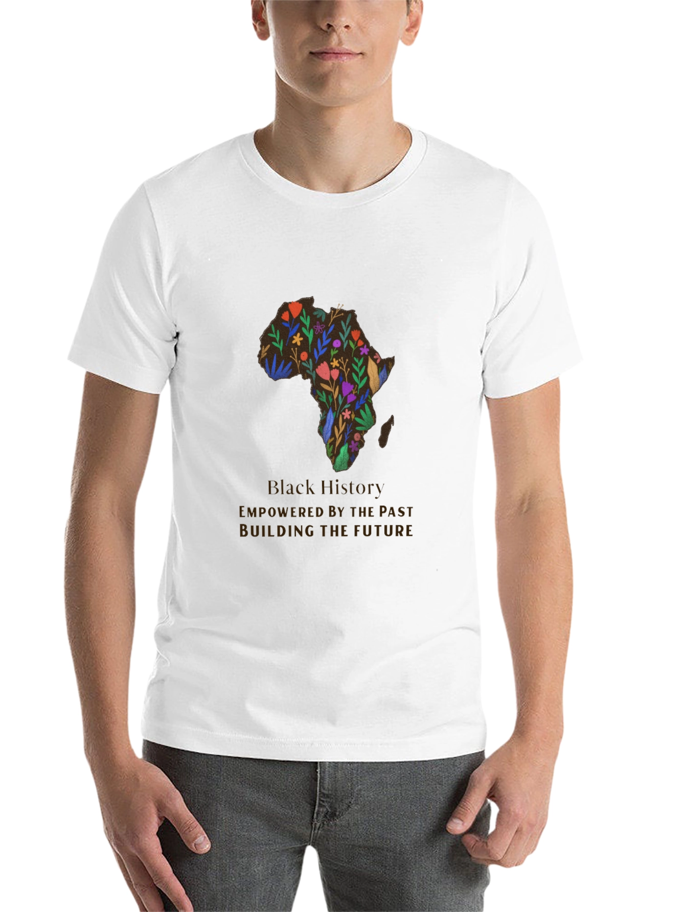 Black Black History Floral Africa T-Shirt view 14