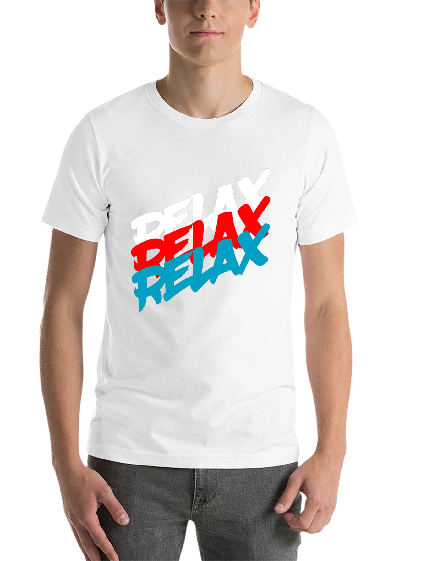 Black Relax Graphic Tee - Casual Comfort view 14
