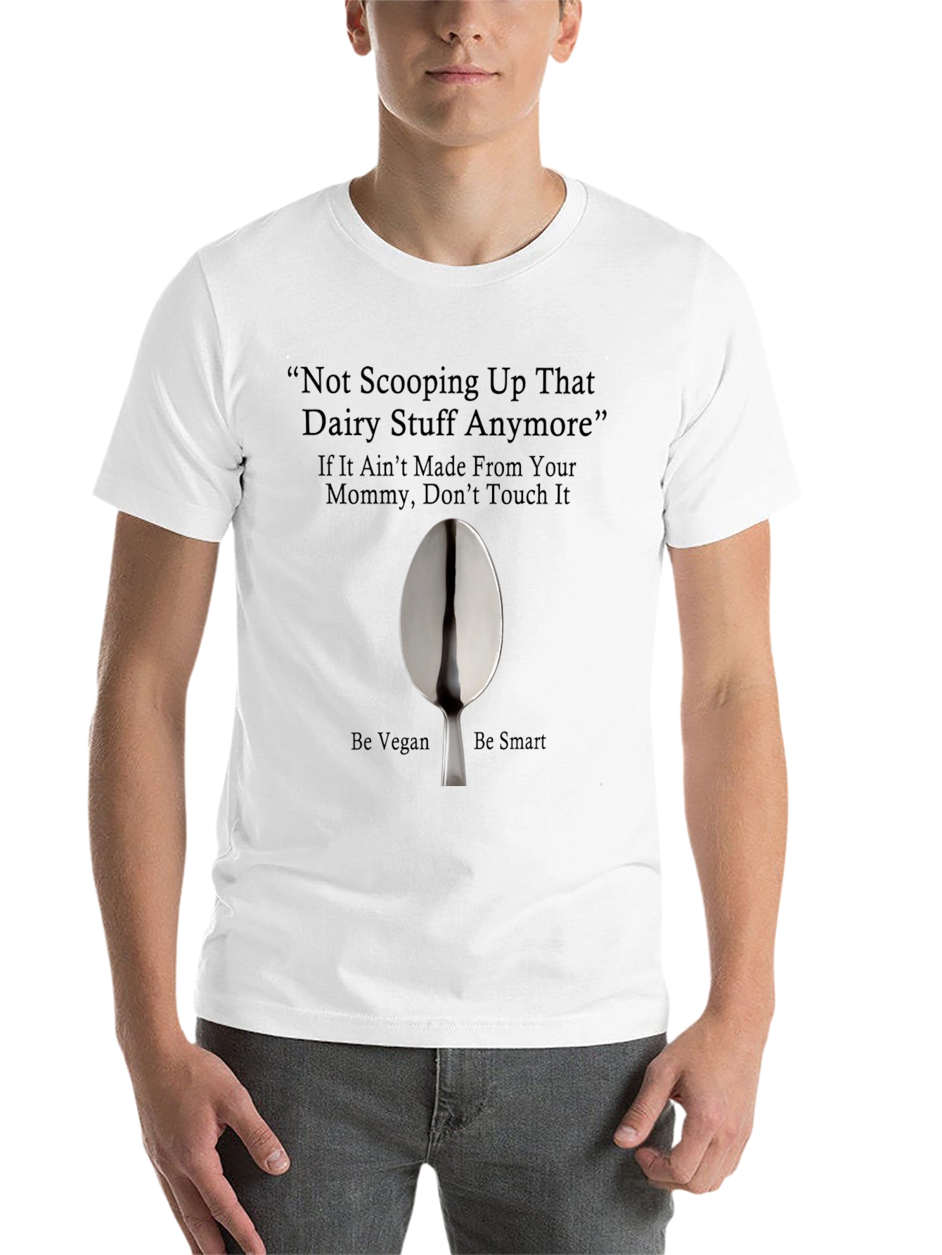 Vegan T-Shirt - Not Scooping Up That Dairy - 14