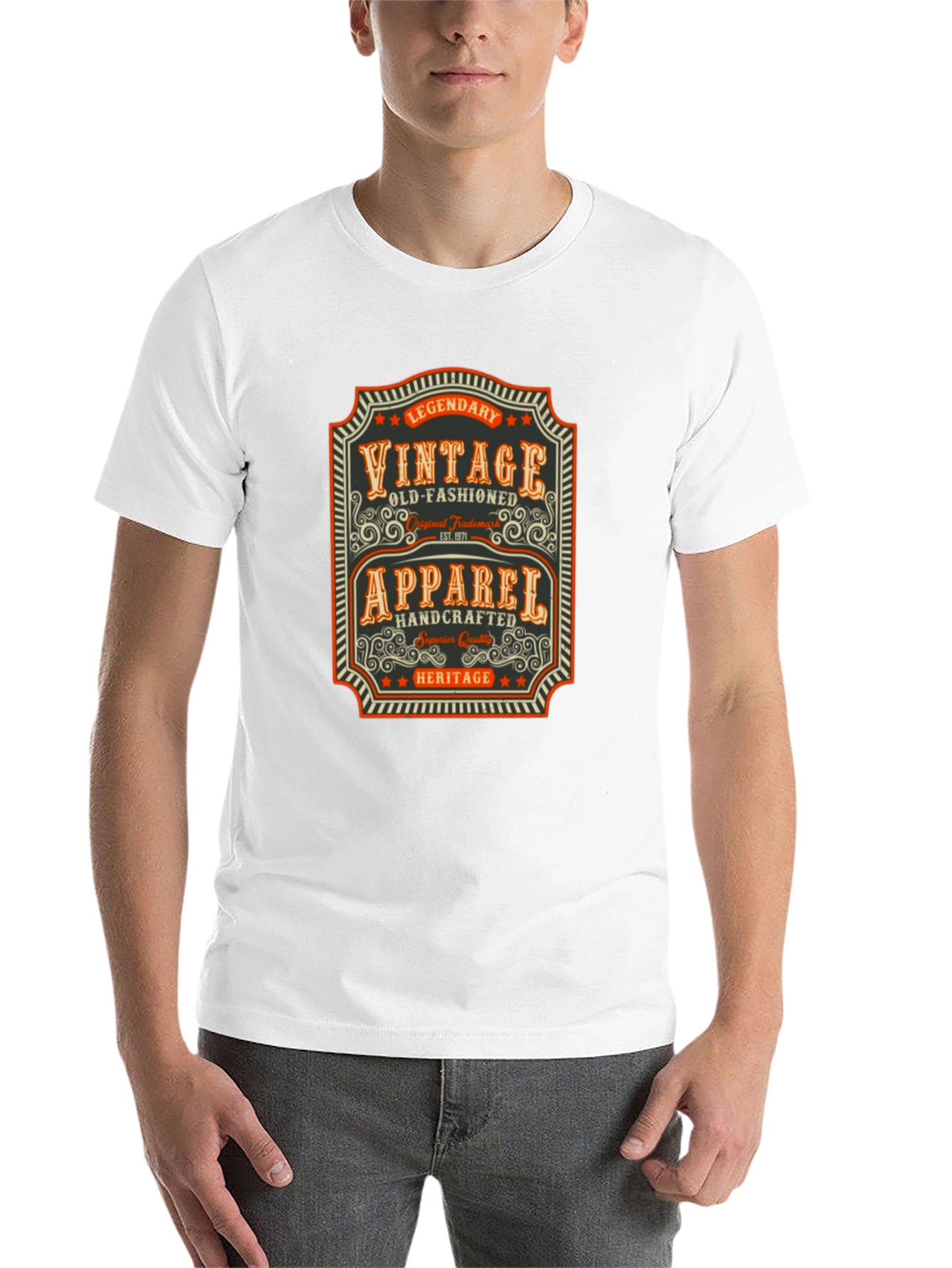Black Vintage Apparel T-Shirt: Legendary Handcrafted Design view 14