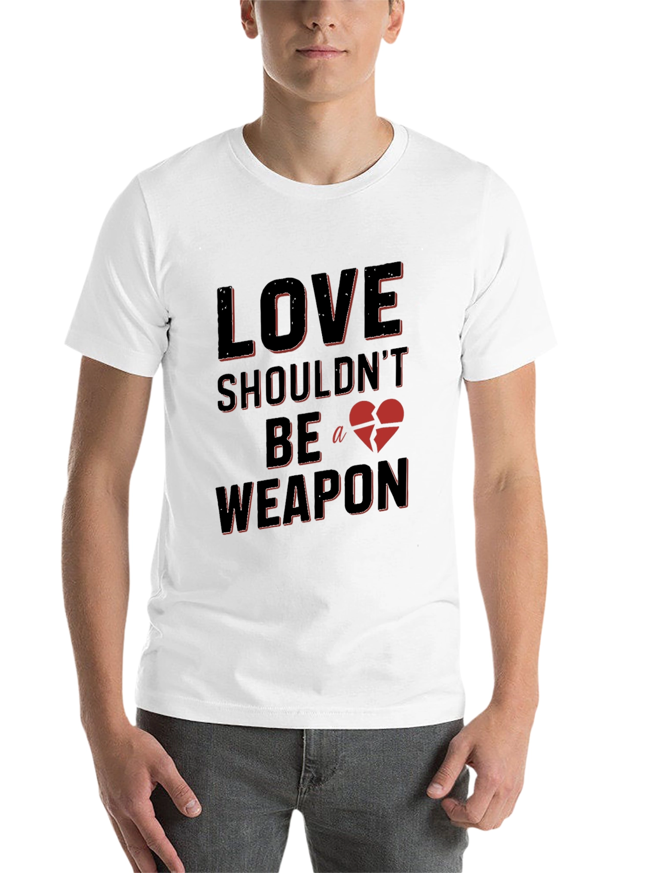Black Love Shouldn't Be A Weapon Graphic Tee view 14