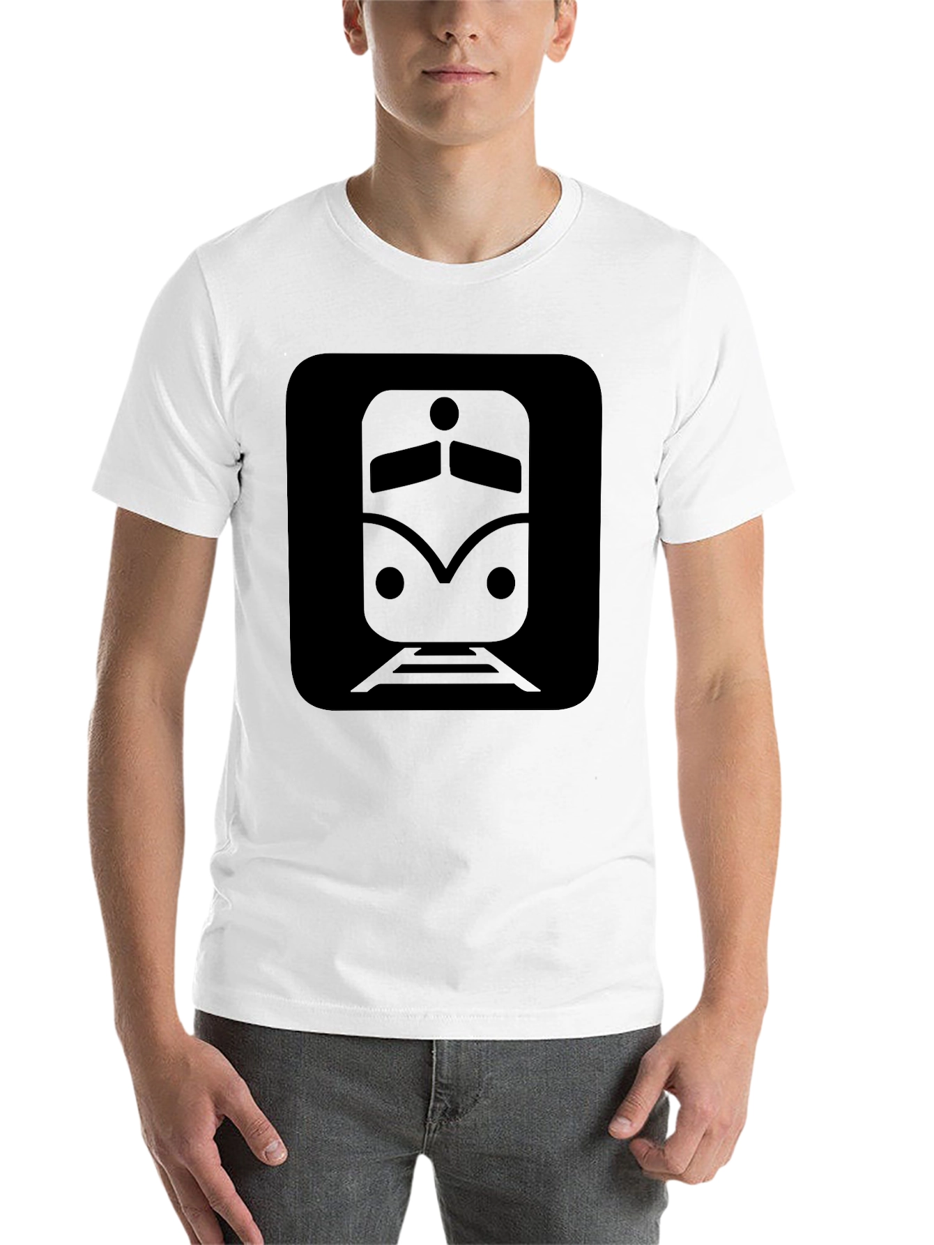 Black Black Train Graphic Tee - Stylish & Unique view 14