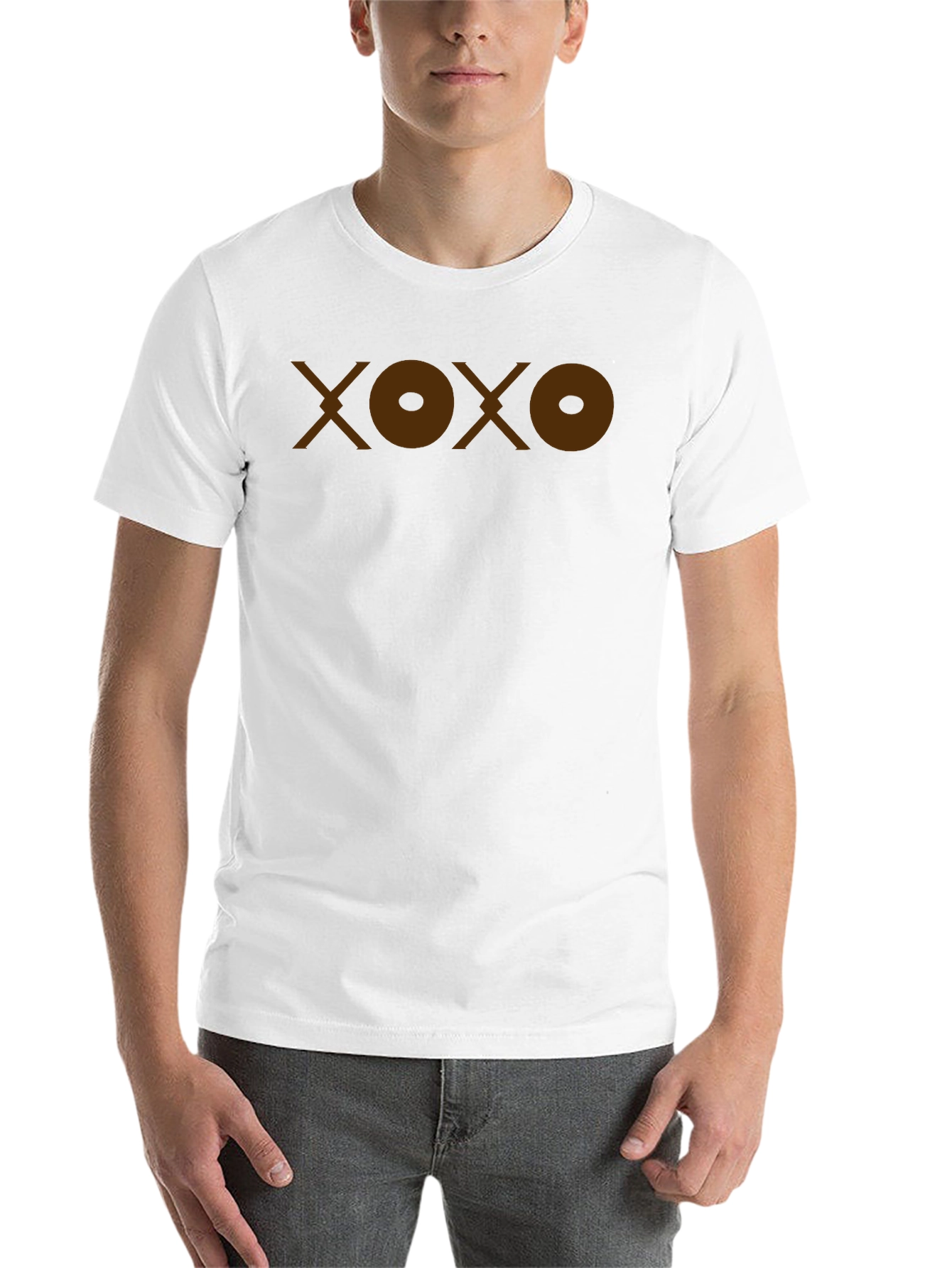 Black XOXO Graphic T-Shirt - Casual Black Tee view 14
