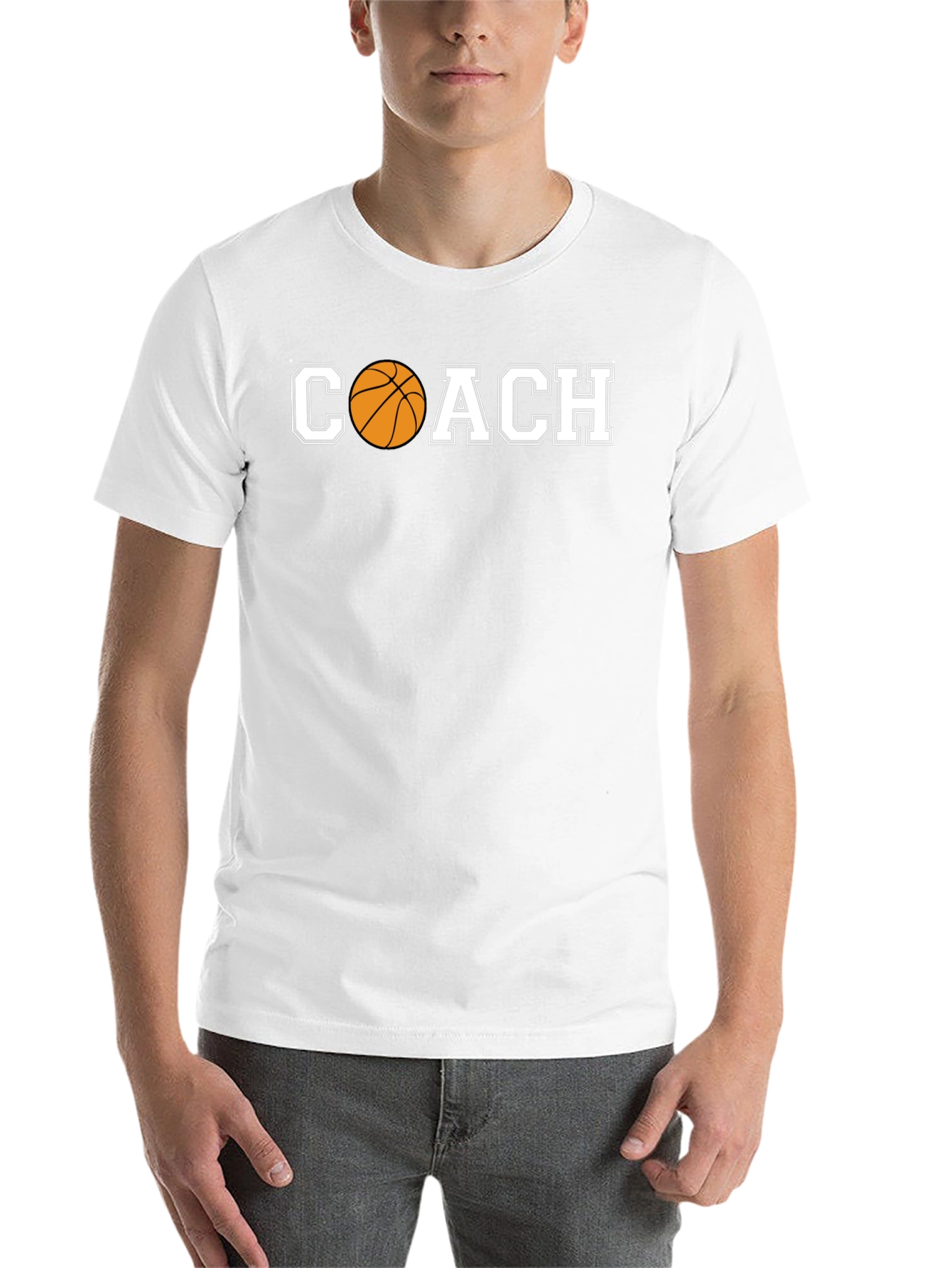 Black Coach Basketball Graphic T-Shirt view 14