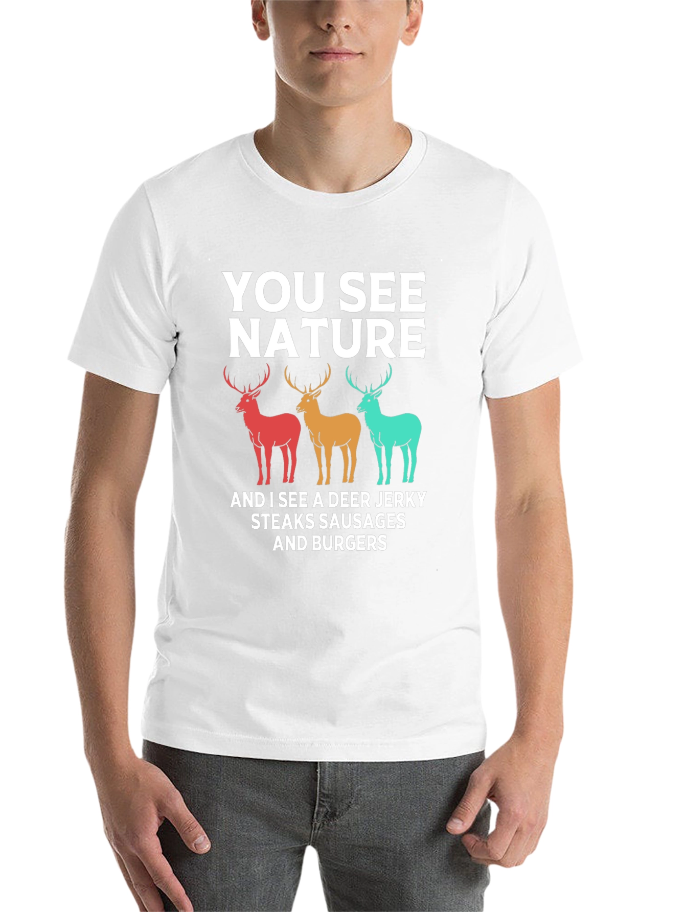 Black Deer Jerky T-Shirt - Hunting Season Tee view 14