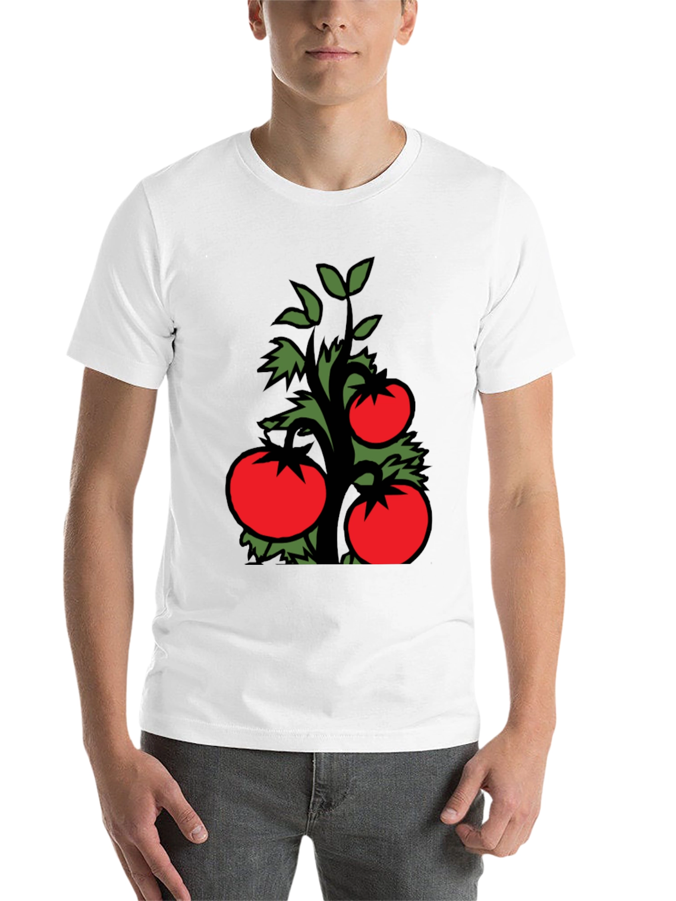 Black Tomato Plant Graphic Tee - Fresh Style view 14